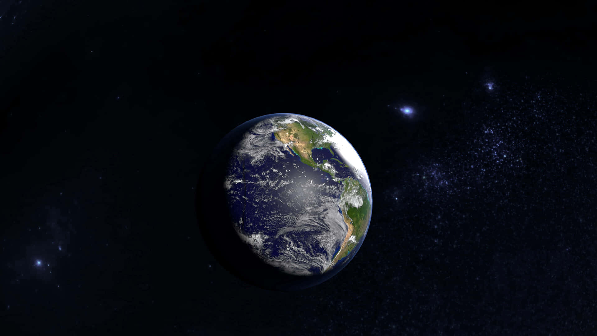 Floating Planet Earth Background