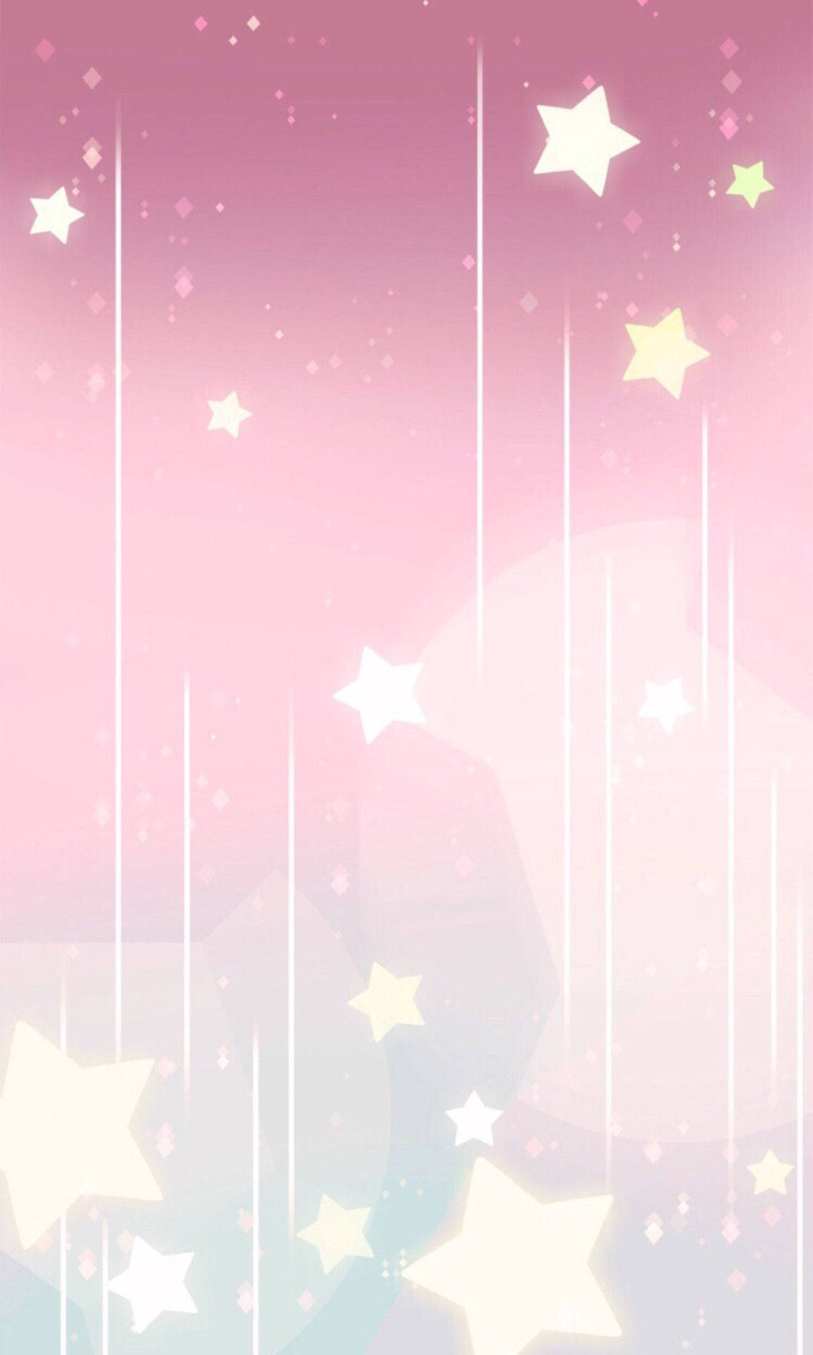 Floating Stars Cute Tablet Theme Background
