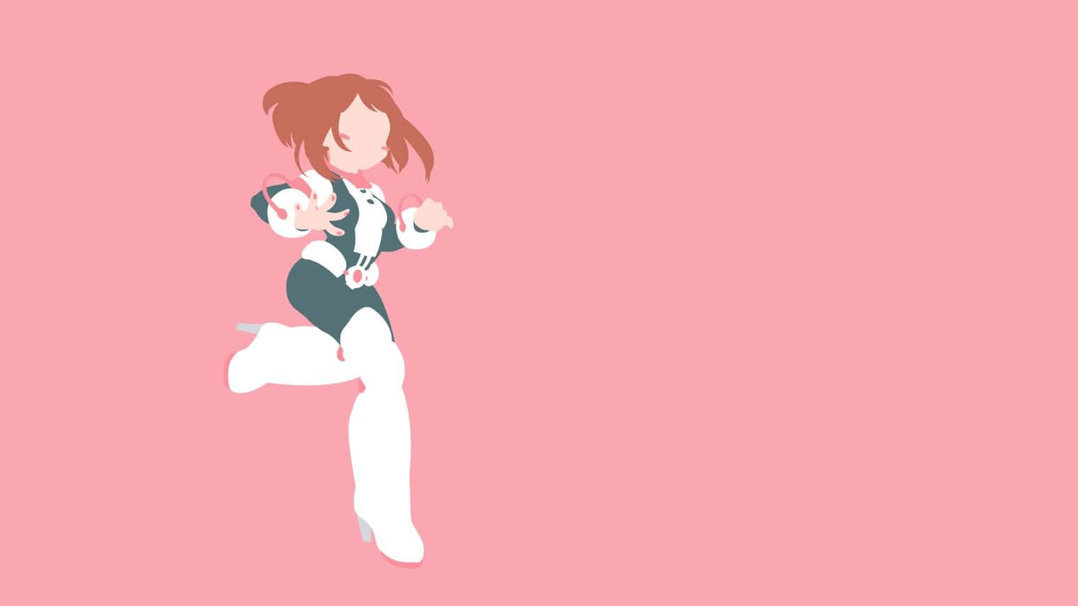 Floating Uraraka Aesthetic Background