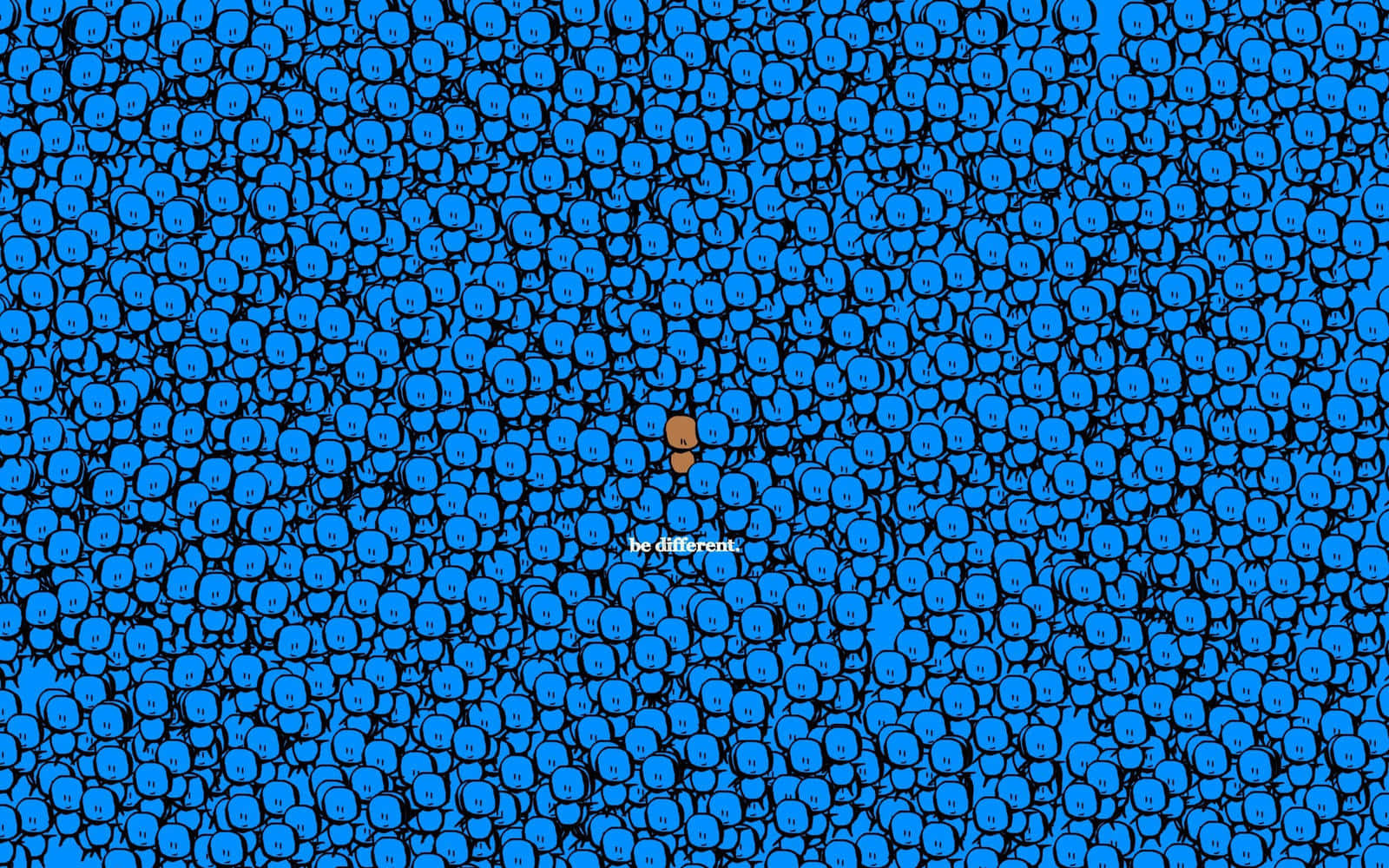 Flock Of Smiley With Distinct Quotes