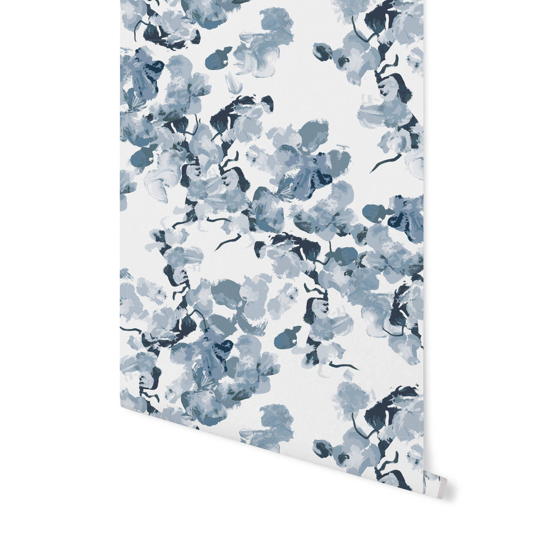 Floral Botanical White Pattern Background