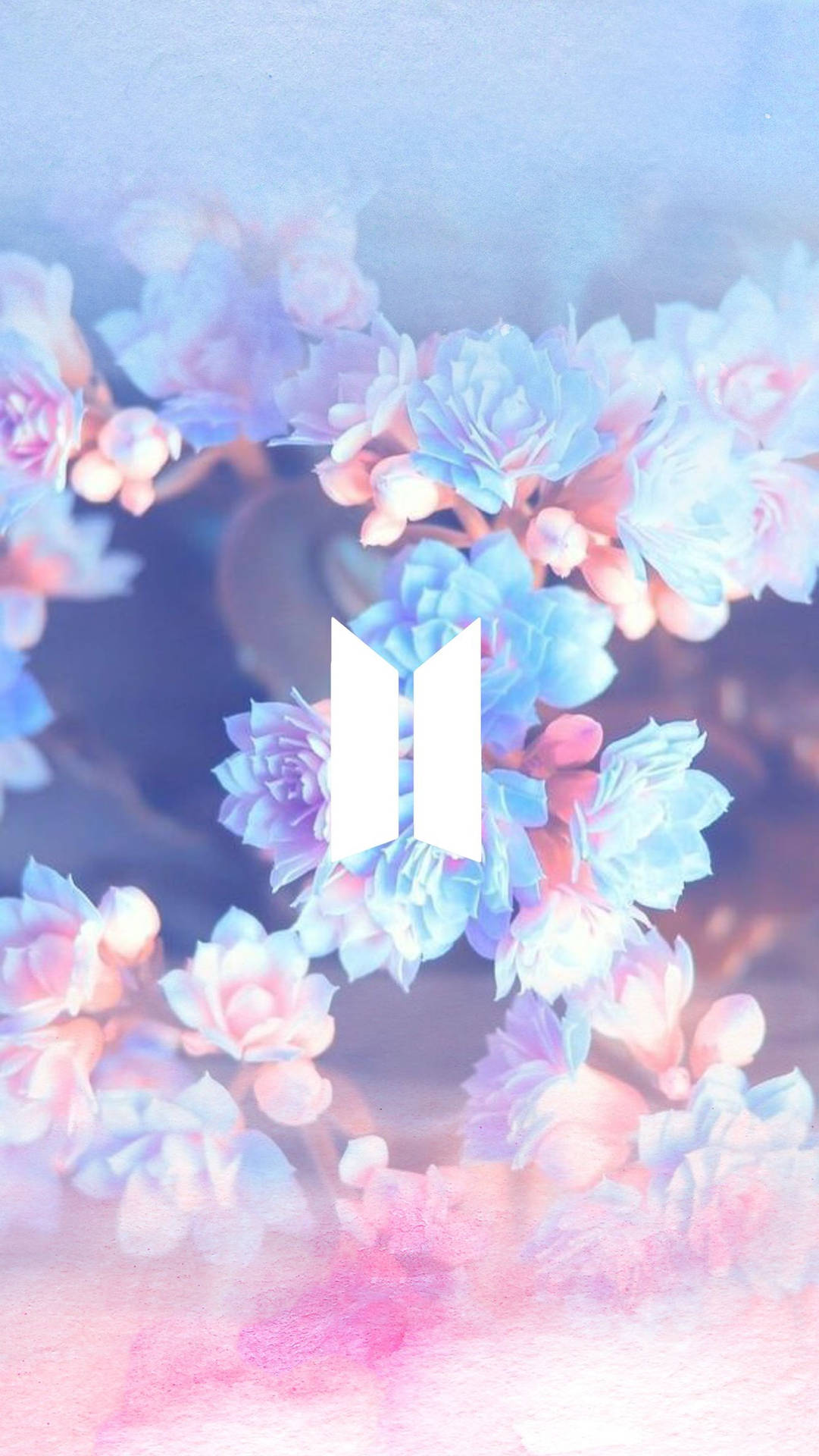 Floral Bts Logo Background