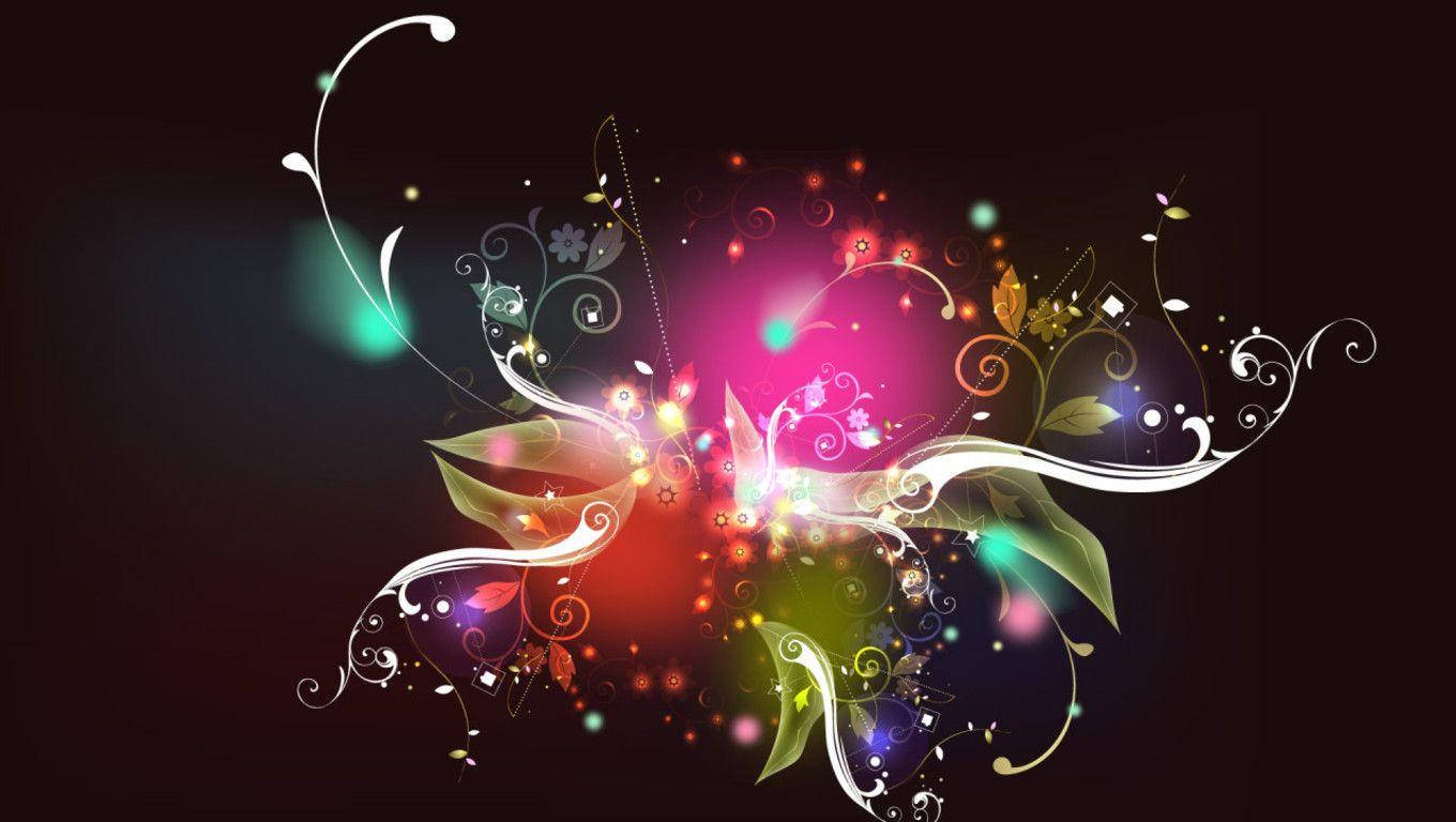 Floral Fantasy Graphic Background