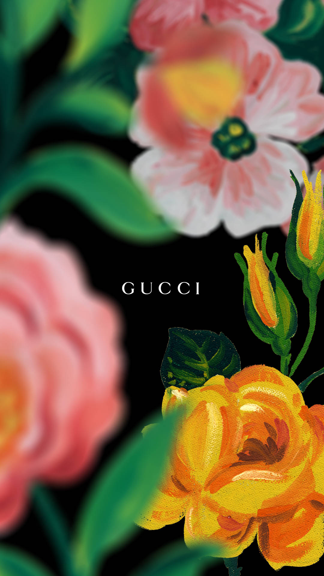 Floral Gucci Iphone Background