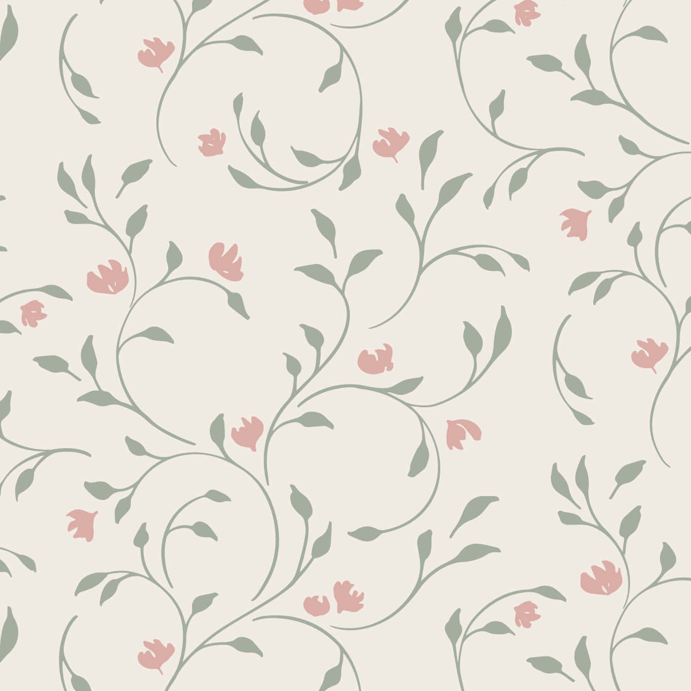 Floral Ivy Pattern Background Background