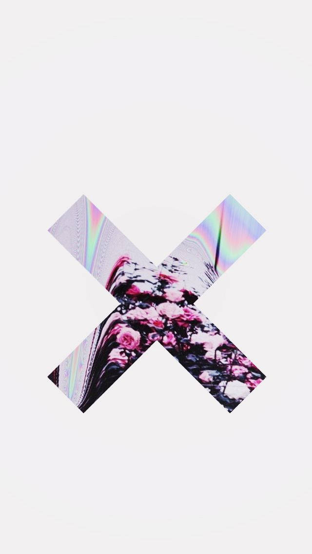 Floral Letter X Background