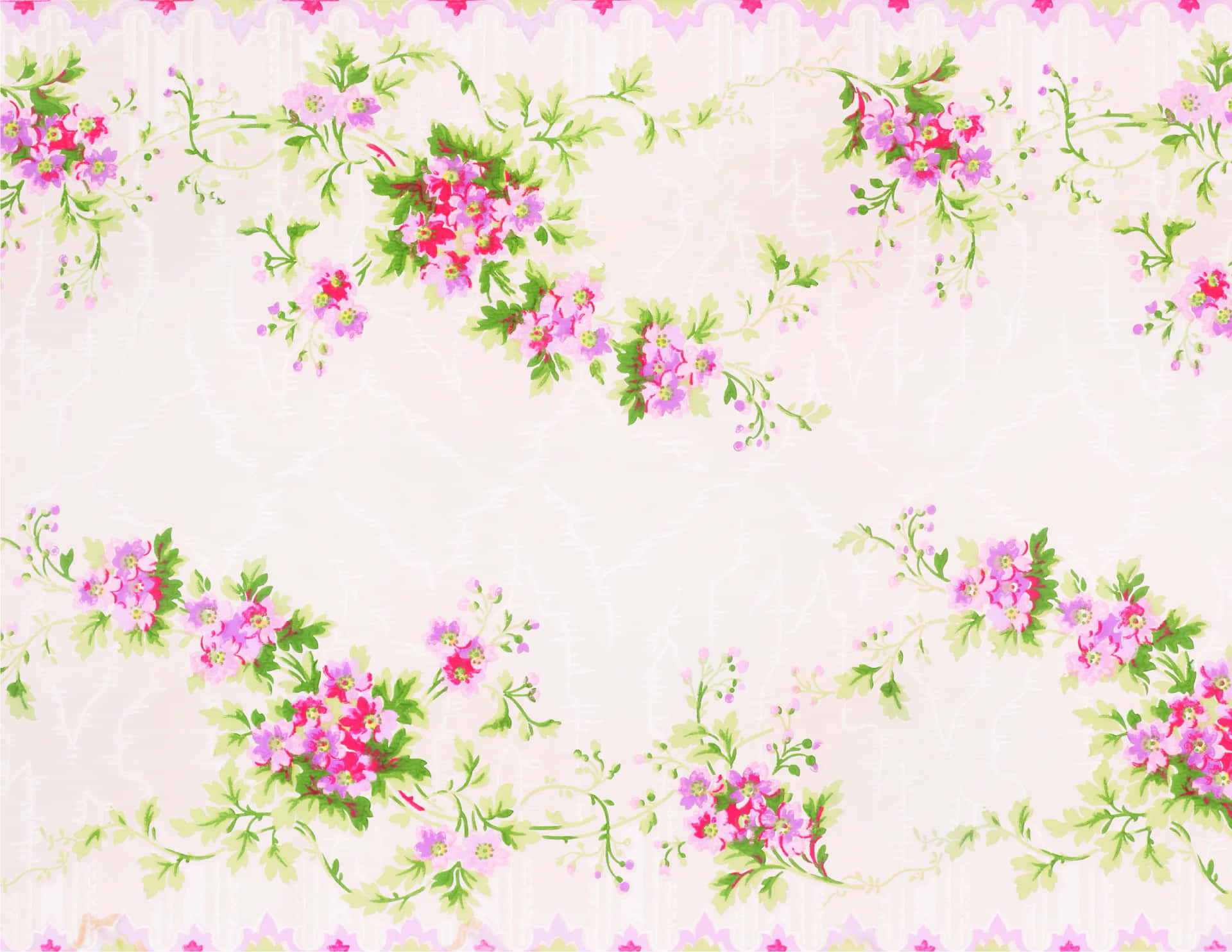 Floral Pattern Background Background