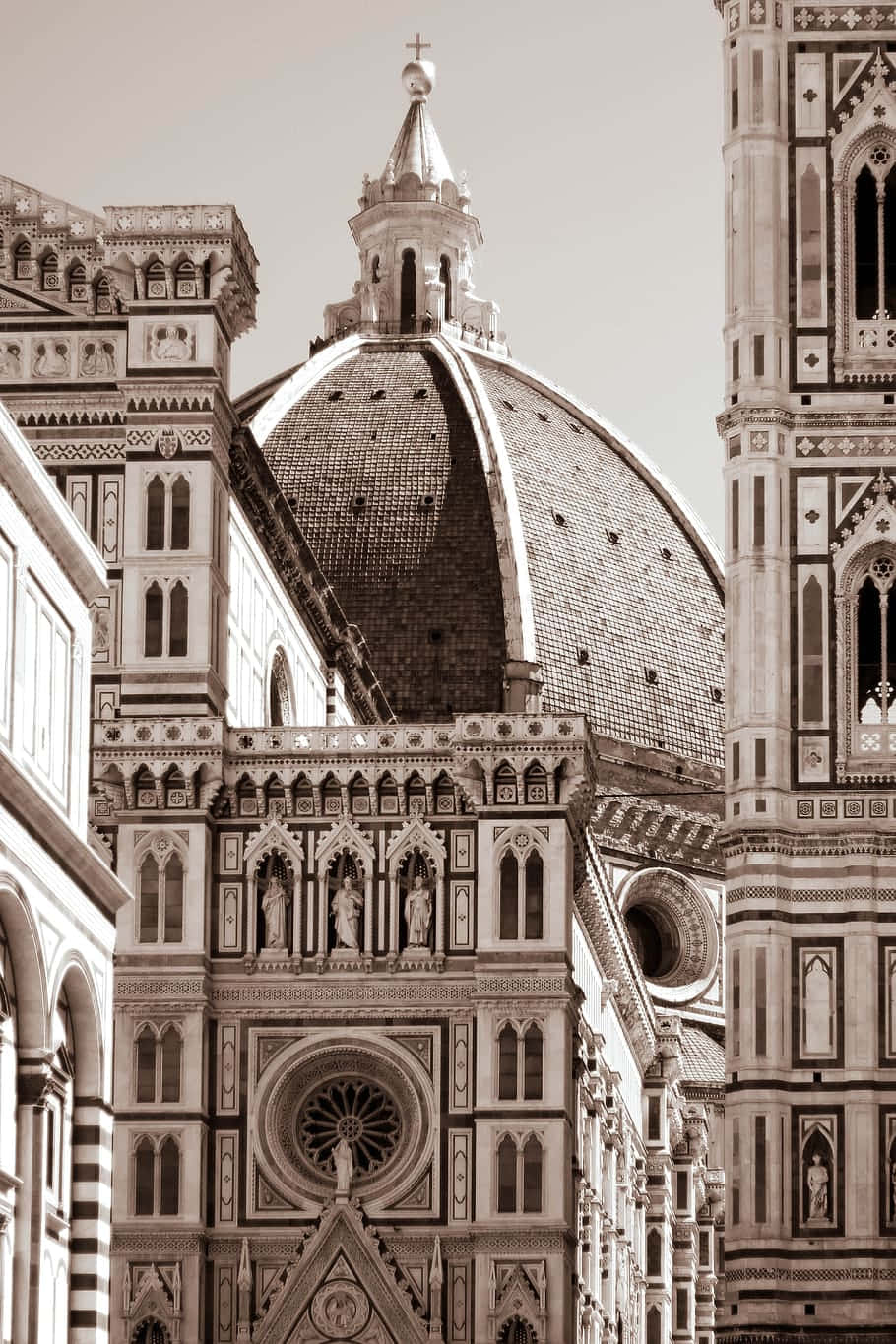 Florence Cathedral Gothic Architecture Italy Background