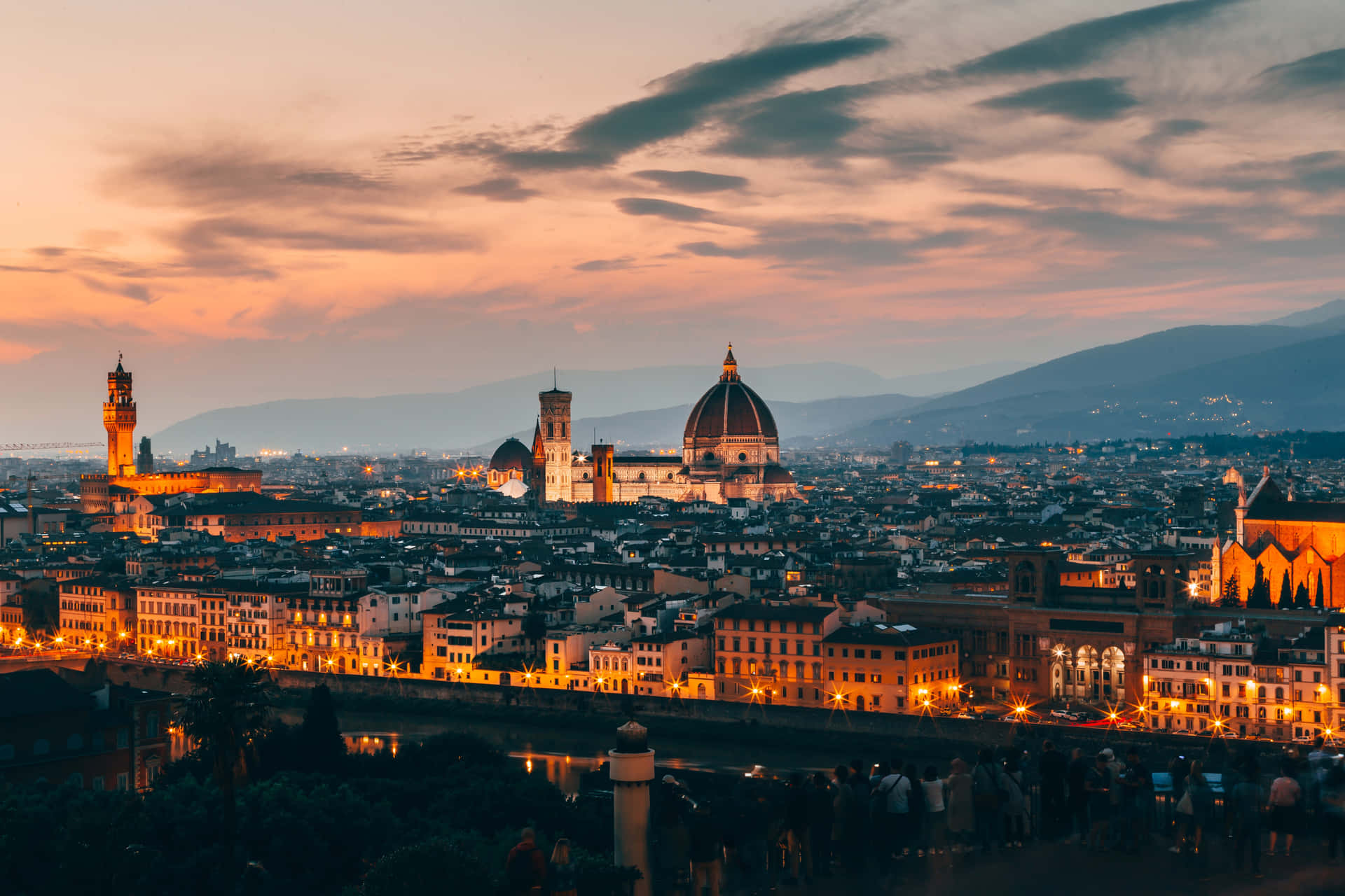 Florence Cathedral Italy Wide View