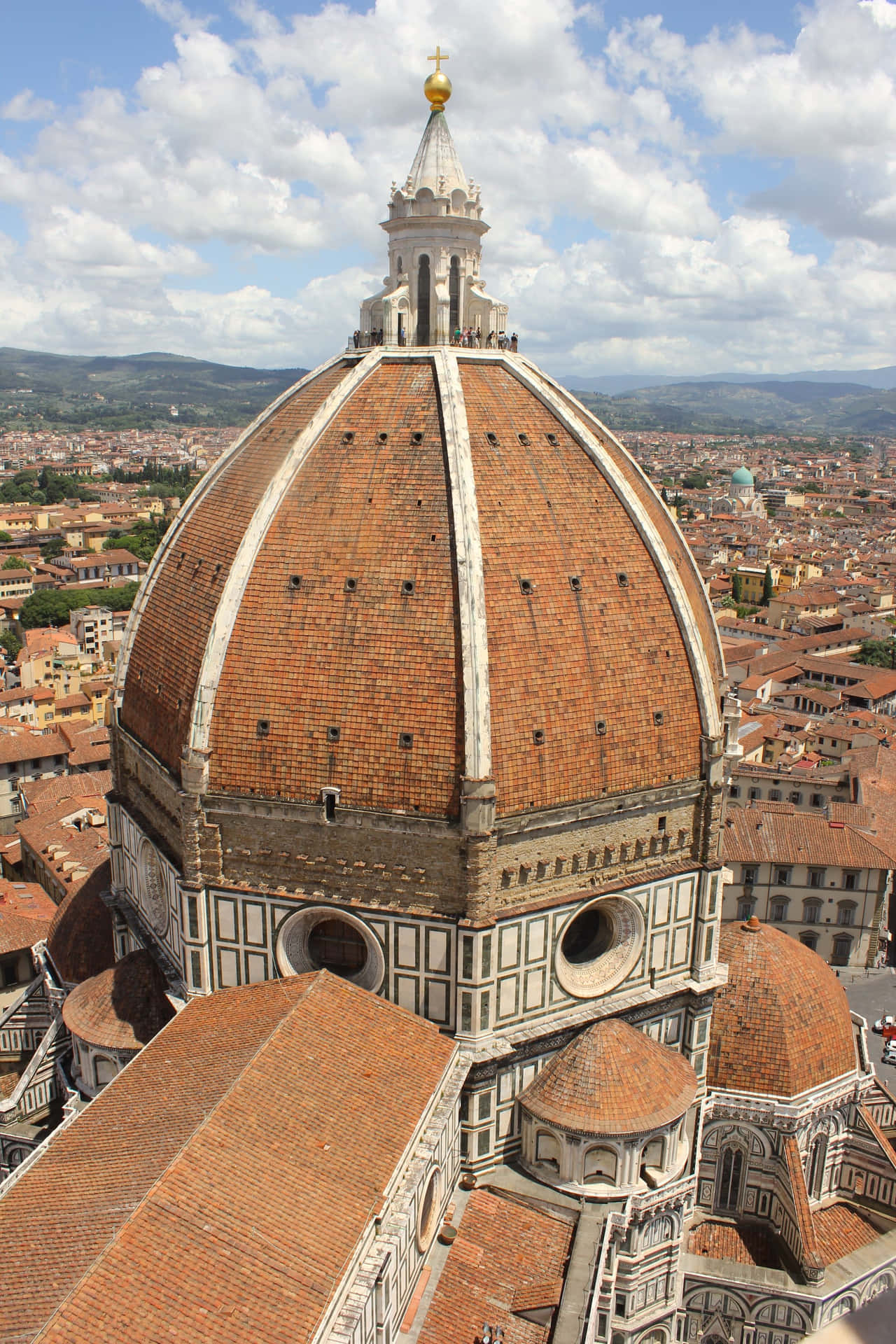 Florence Cathedral Top Exterior Italy Background