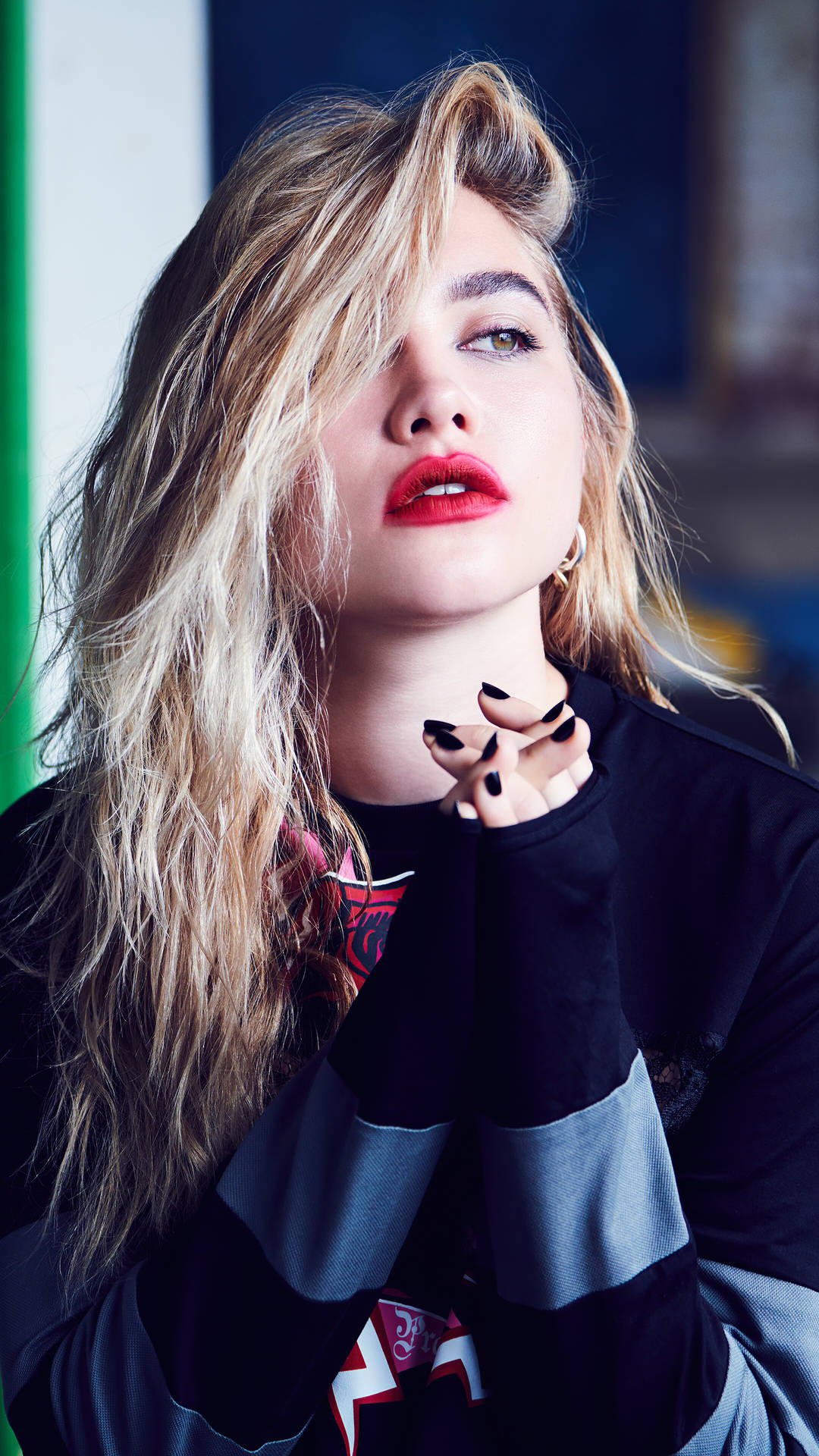 Florence Pugh Editorial Shoot Background