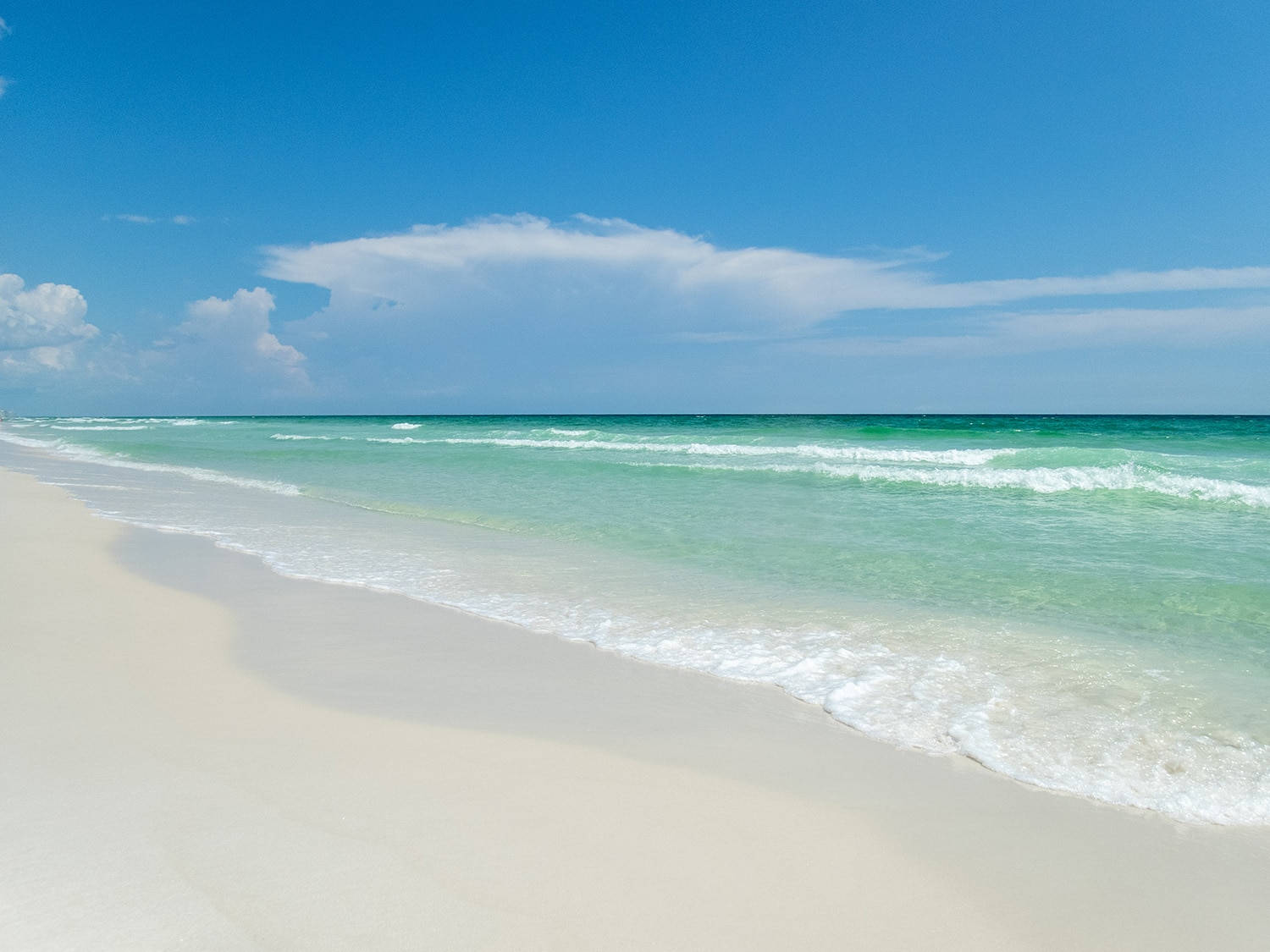 Florida Beach Calm Ocean Water Background