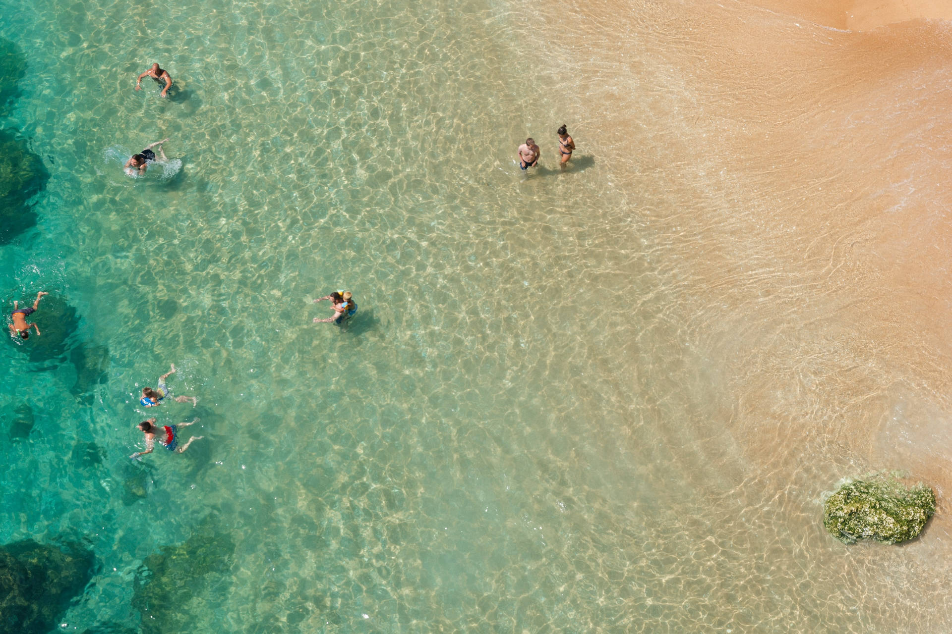 Florida Beach Crystal Clear Water Background