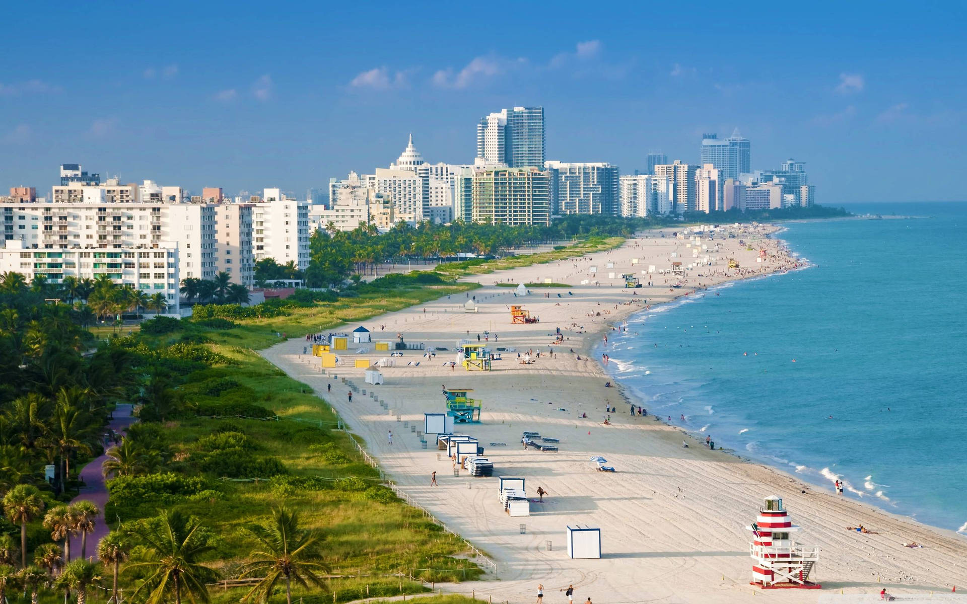 Florida Beach South Side Background