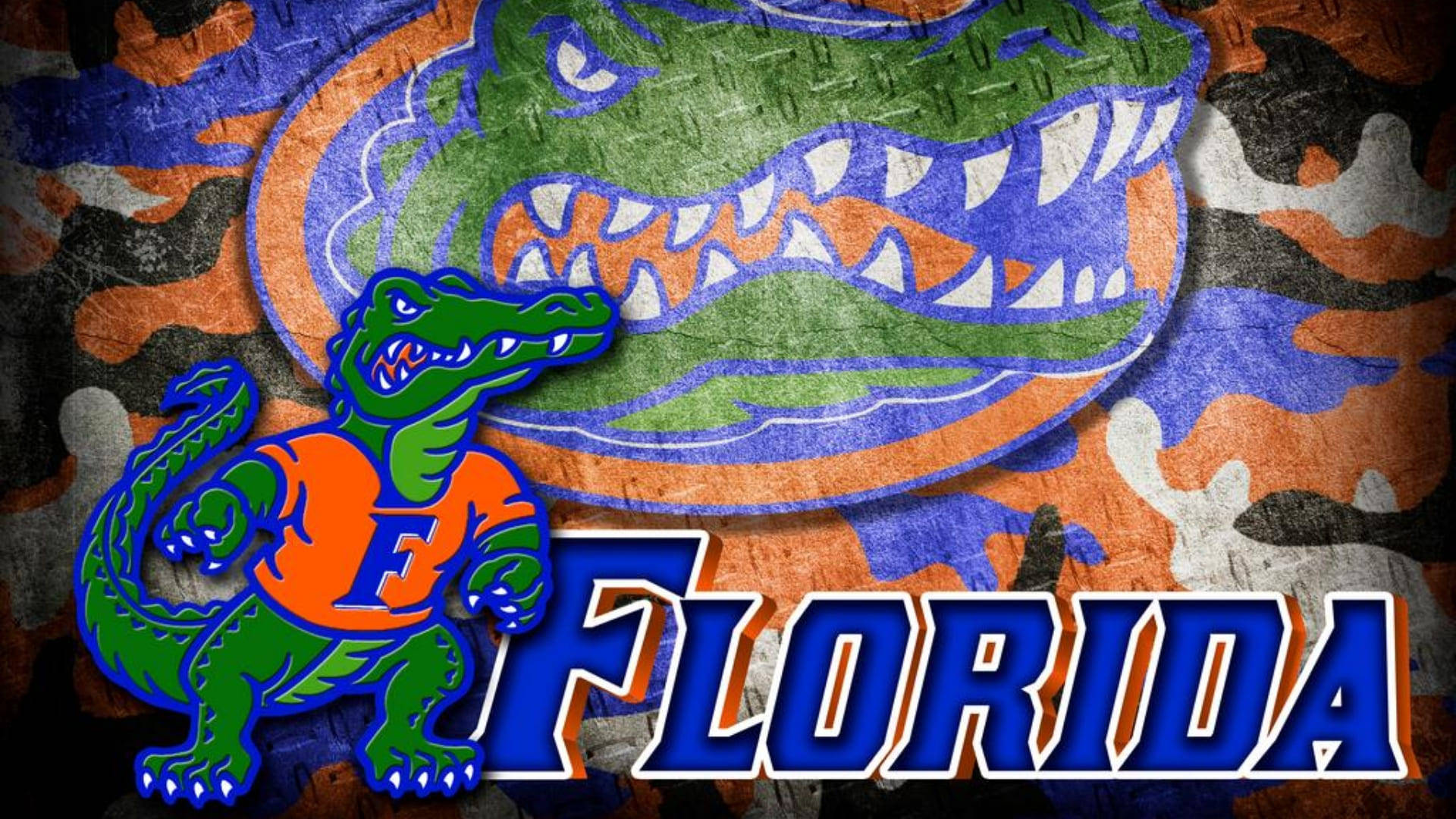 Florida Gators Logo With Albert Background