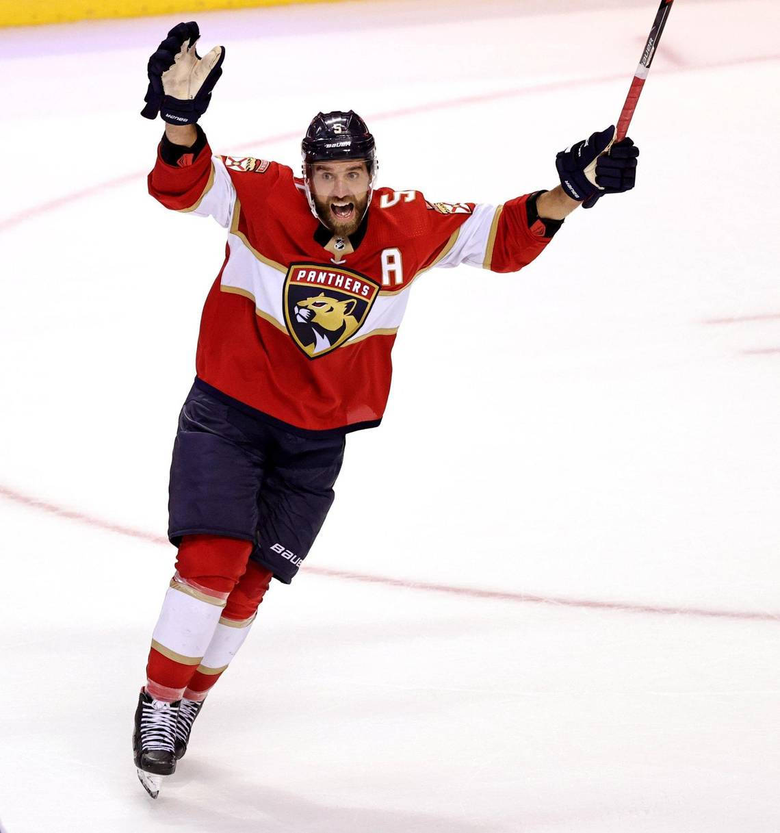 Florida Panthers Canadian Defenseman Aaron Ekblad Silly Photograph Background