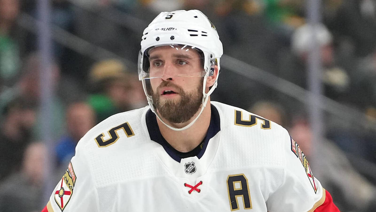 Florida Panthers Captain Aaron Ekblad 2022 New York Game Background