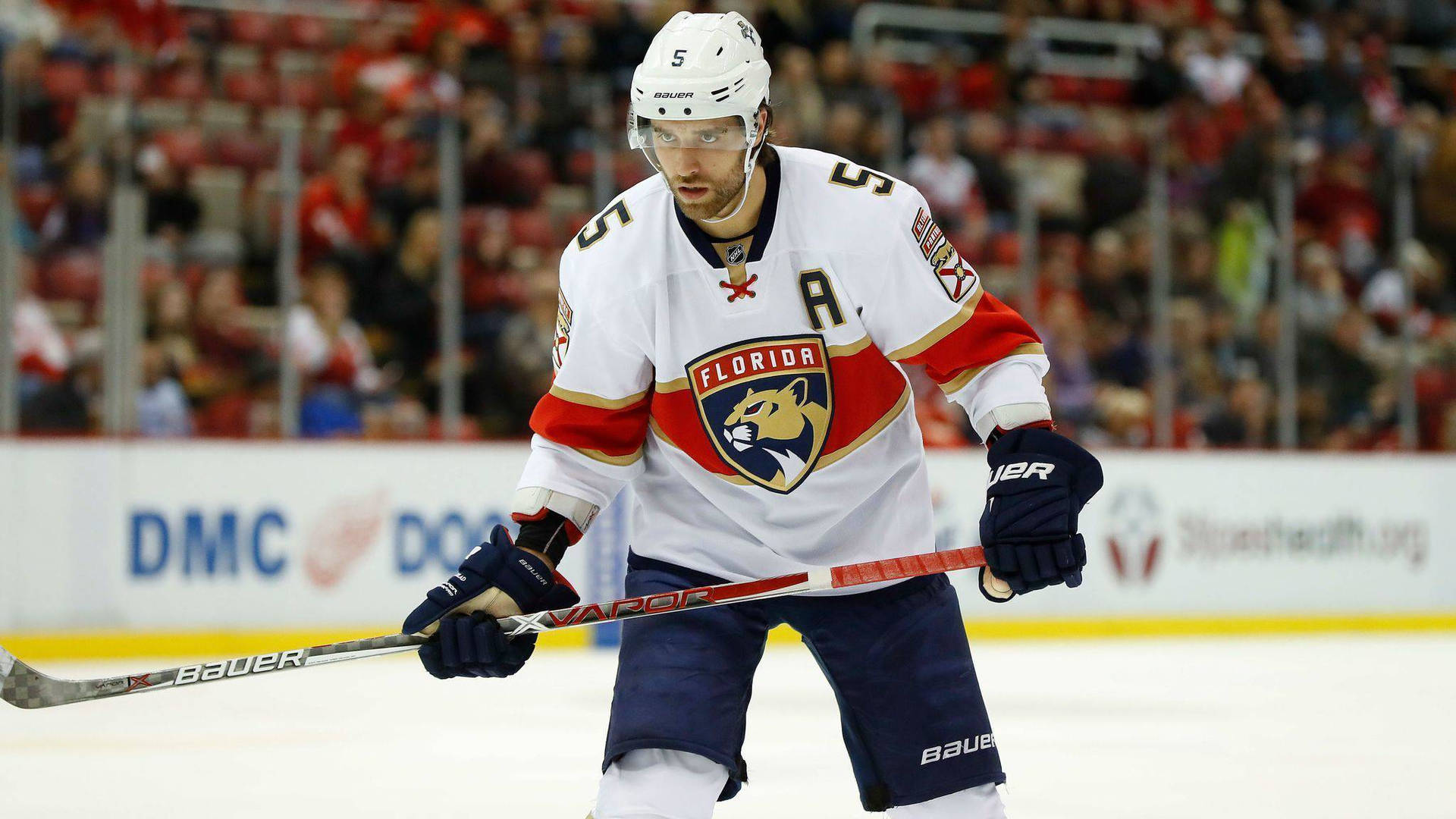 Florida Panthers Defenseman Aaron Ekblad In 2022 Nhl Game Background