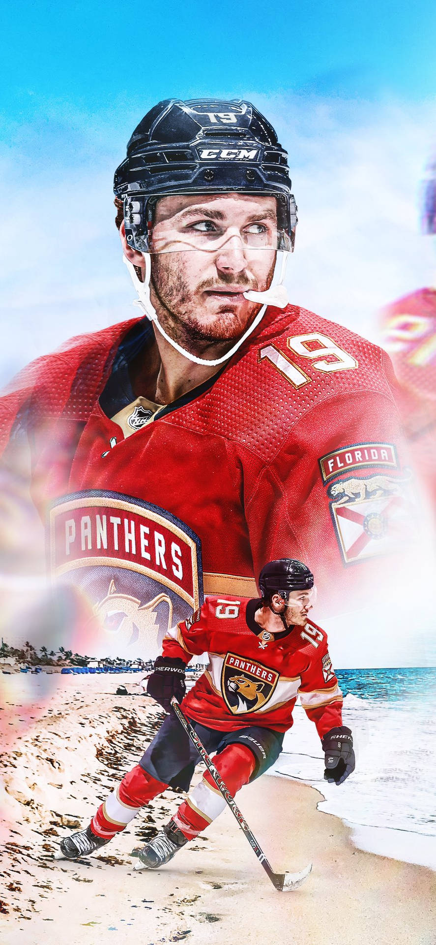 Florida Panthers Matthew Tkachuk Ice Hockey Background