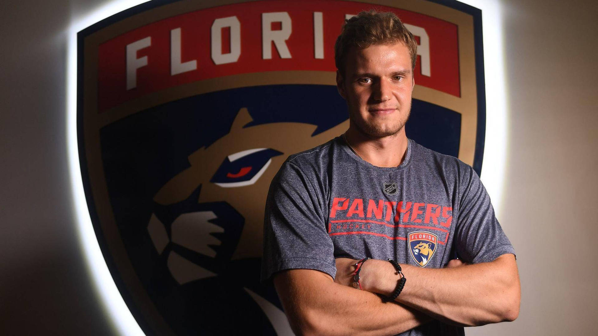 Florida Panthers Team Captain Aleksander Barkov Background