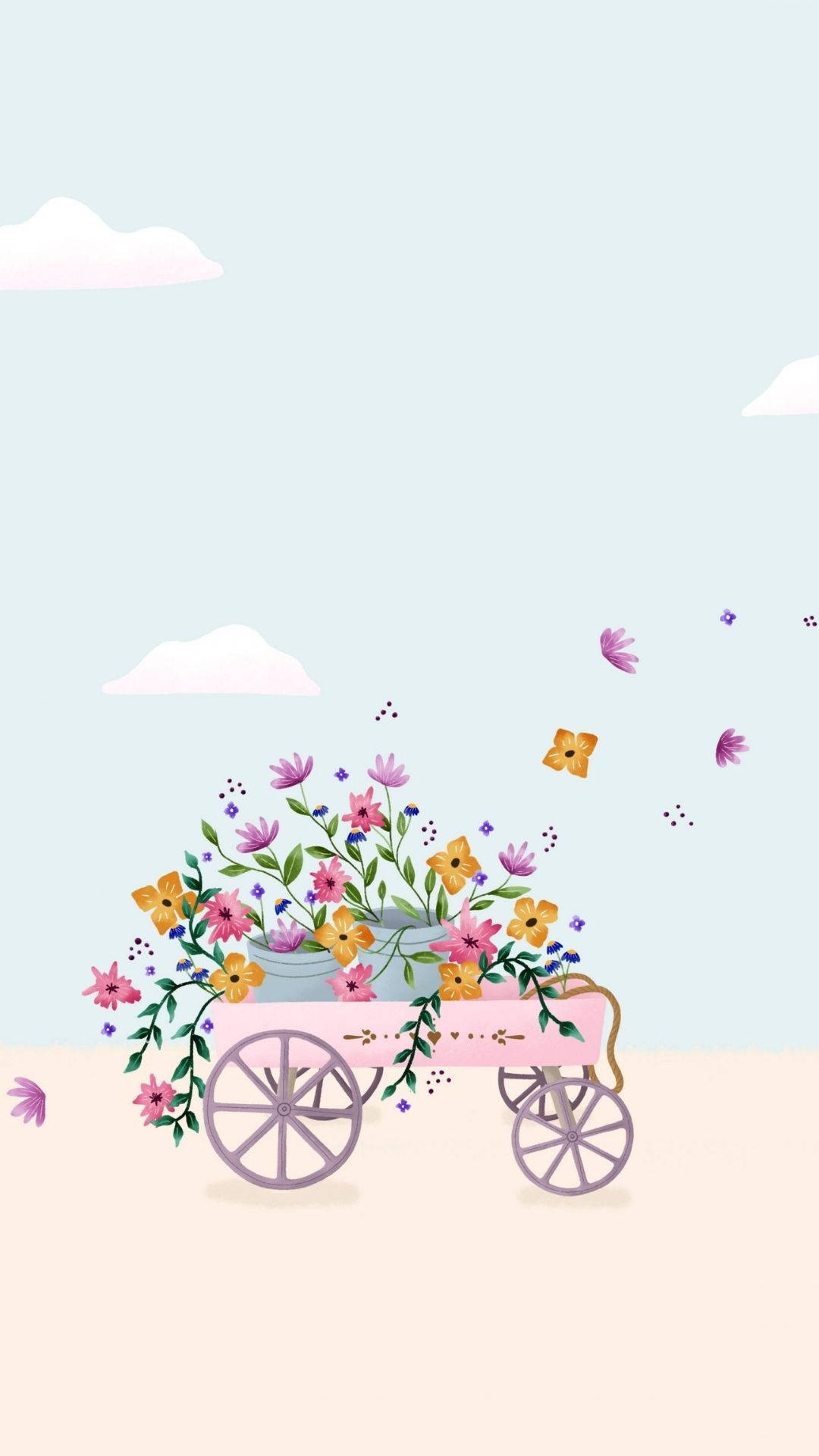 Flower Aesthetic Cart