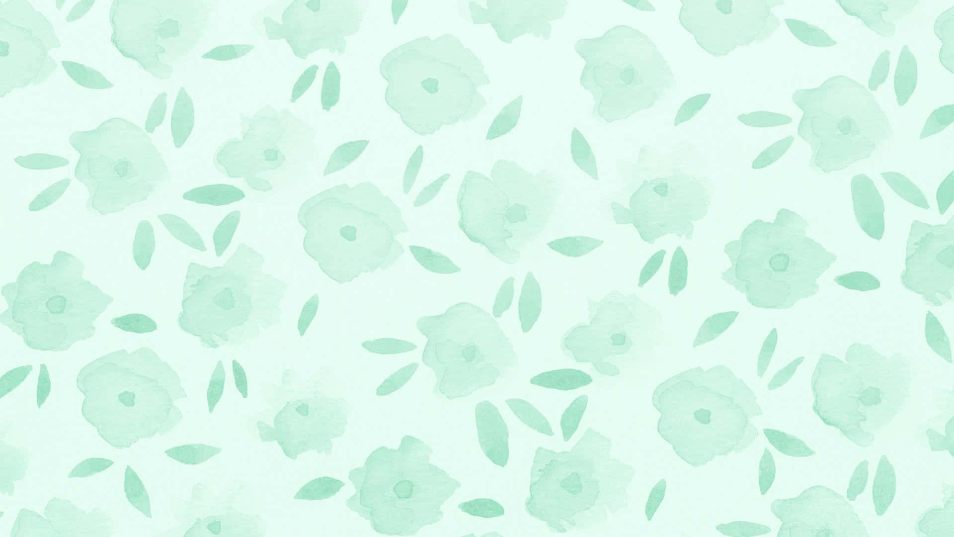 Flower Cute Mint Green Aesthetic