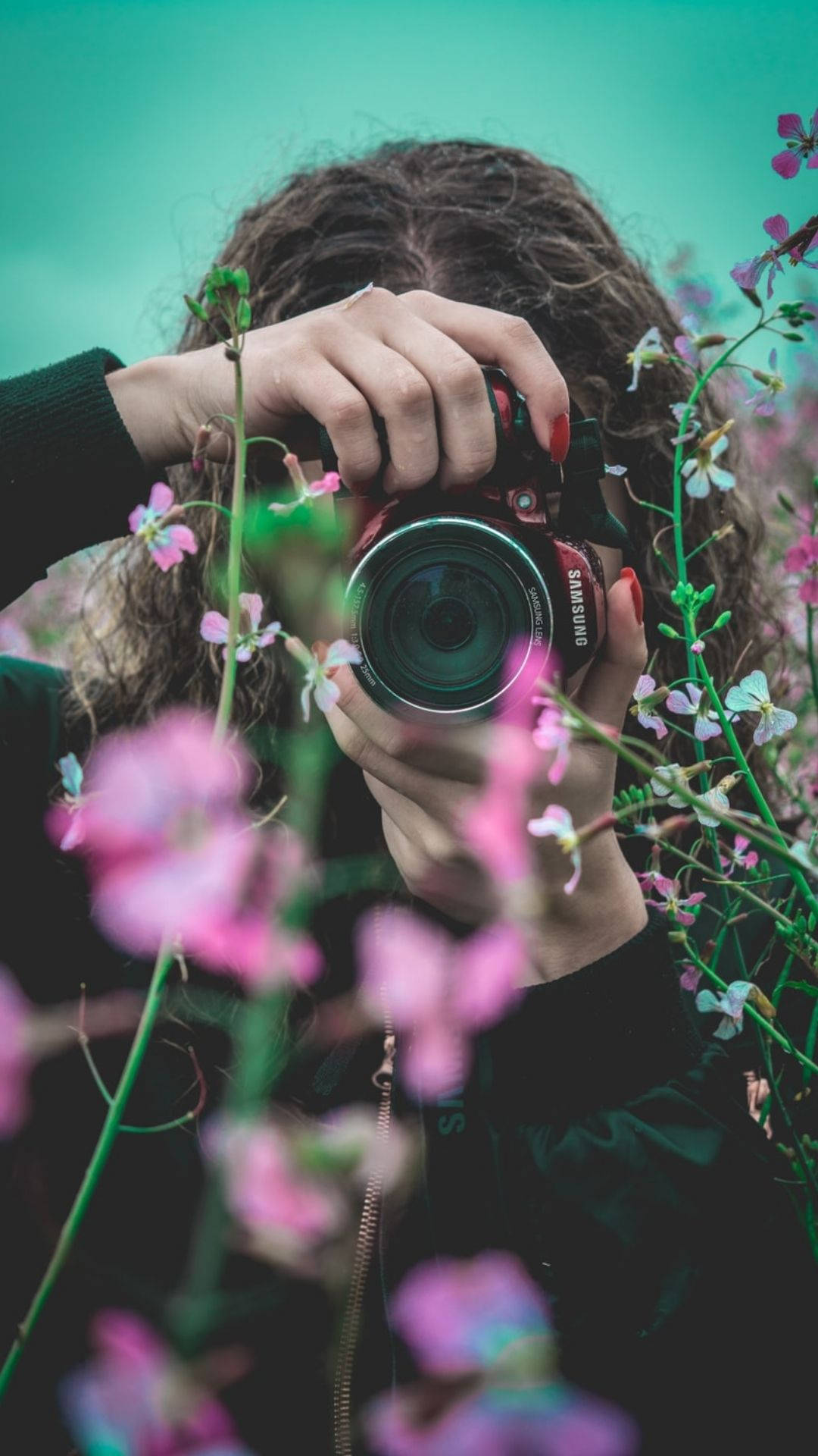 Flower Photographer Background