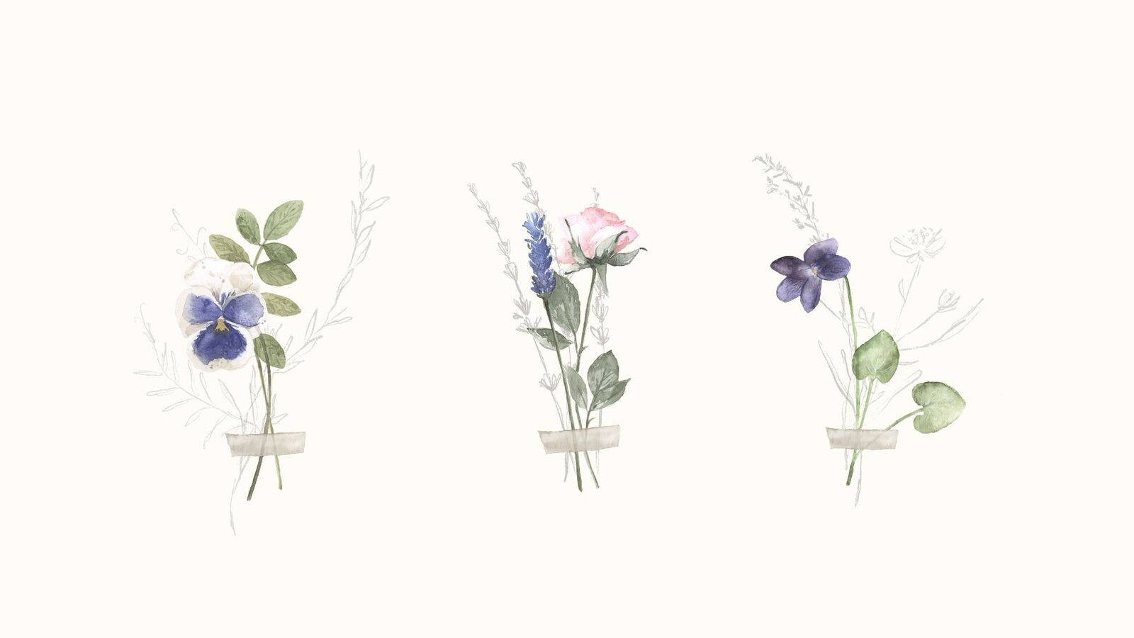 Flower Watercolors Spring Iphone