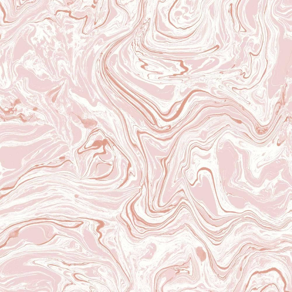 Flowy Pink Marble White Pattern Background