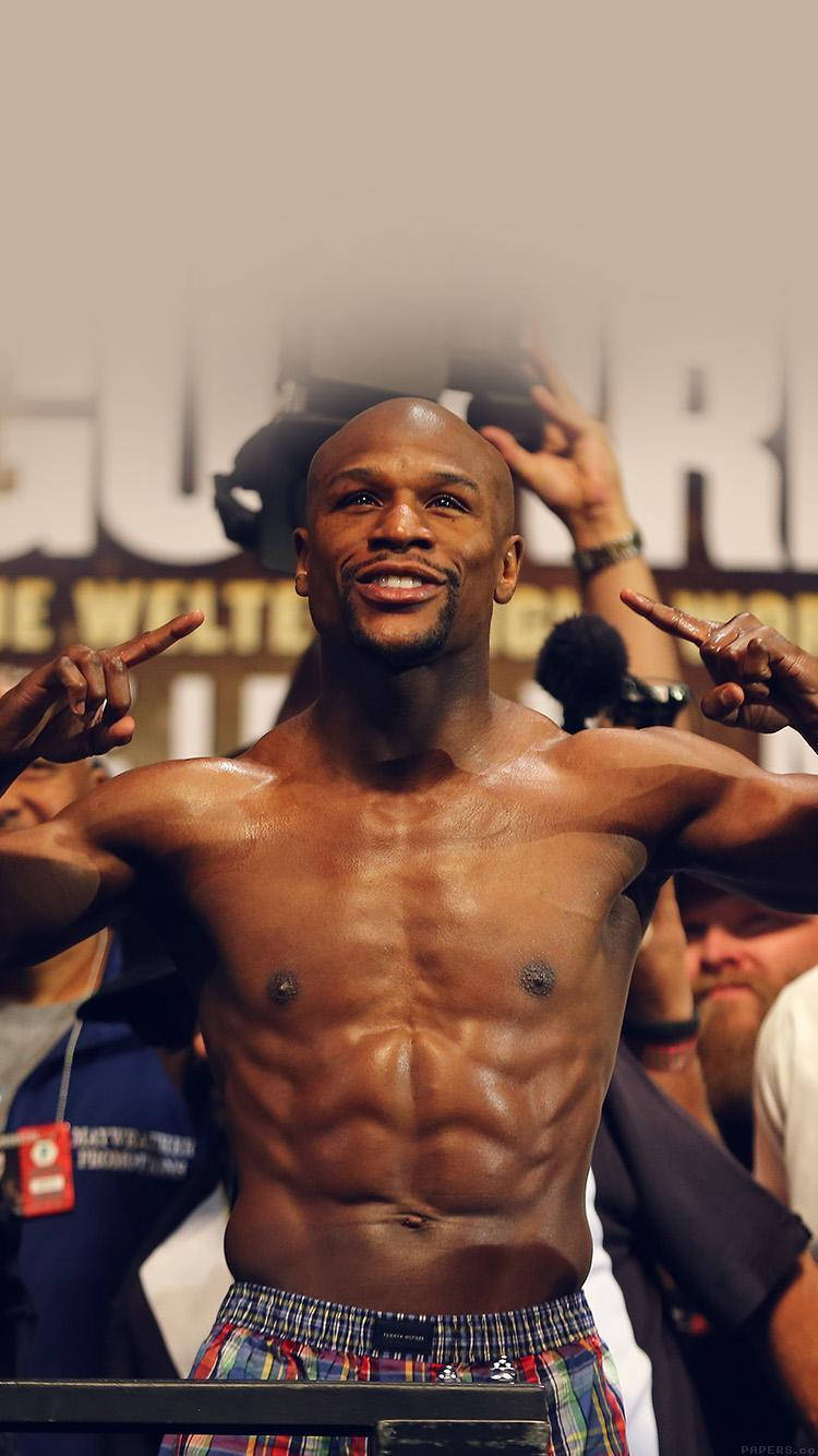 Floyd Mayweather Pointing At Himself