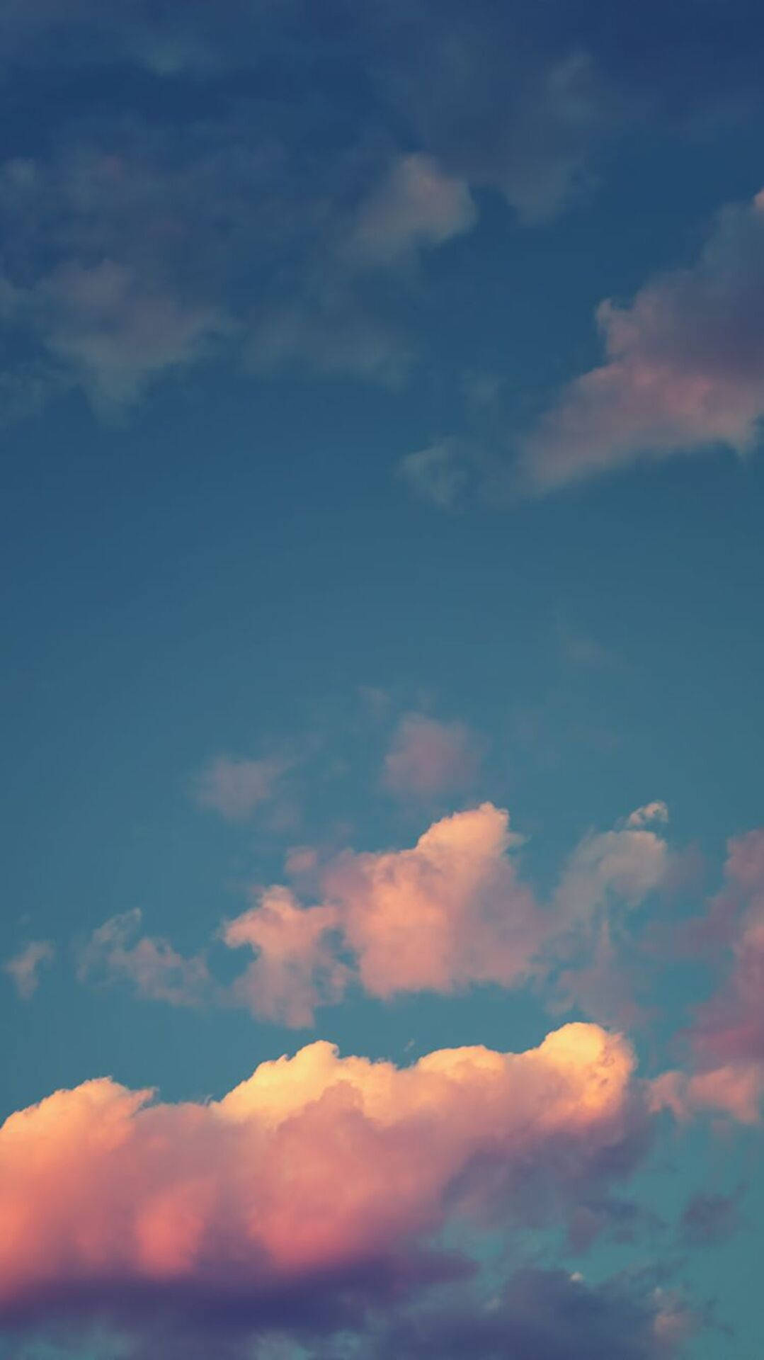 Fluffy Aesthetic Clouds Home Screen Background