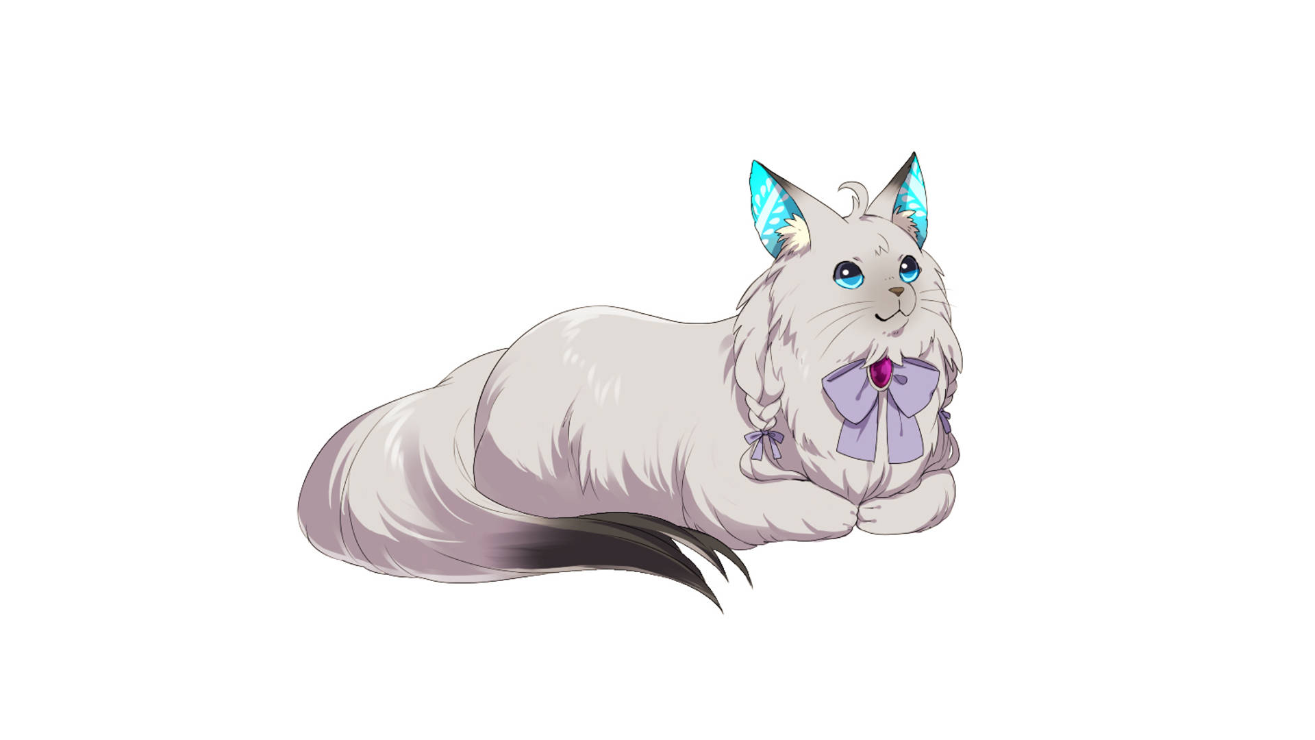 Fluffy Anime Cat