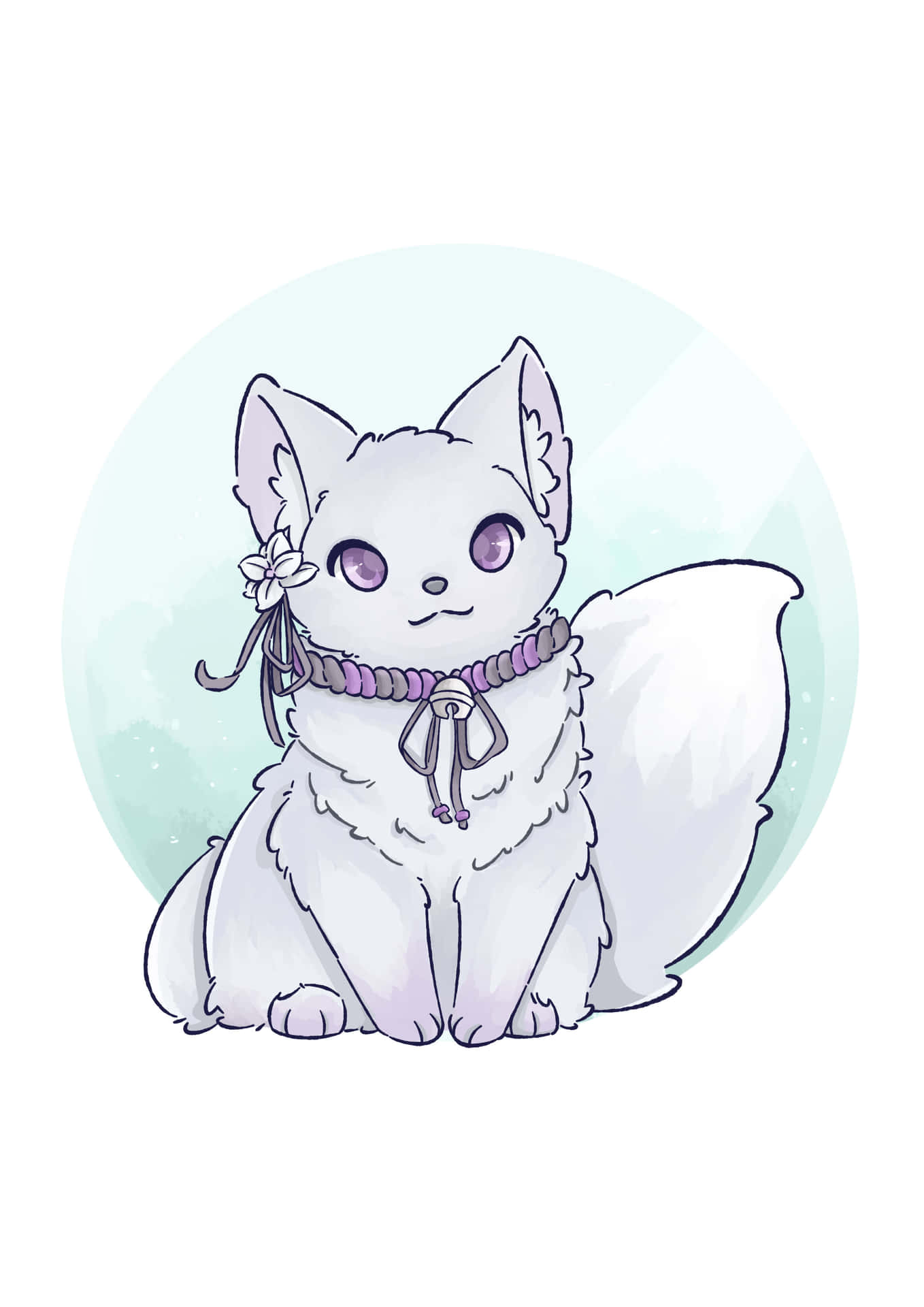 Fluffy Cartoon Cute Cat Pfp