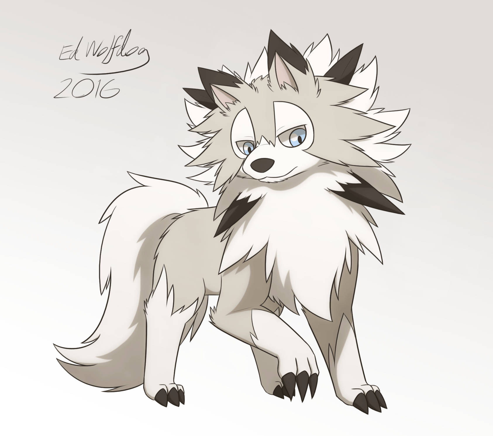 Fluffy Lycanroc