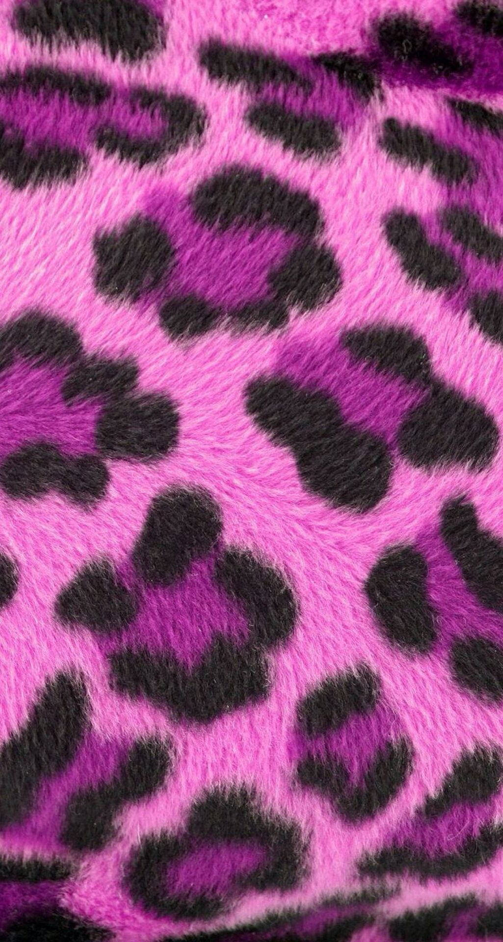 Fluffy Pink Leopard Print
