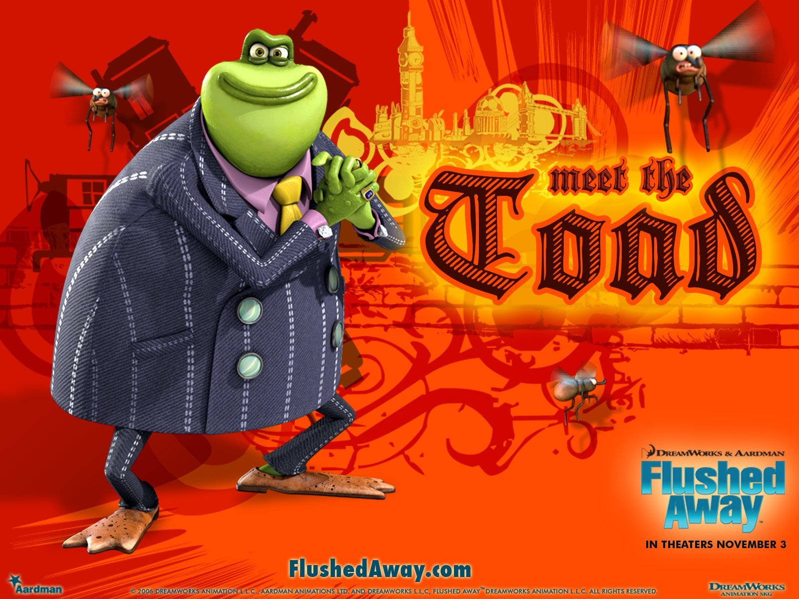 Flushed Away Meet The Toad Background