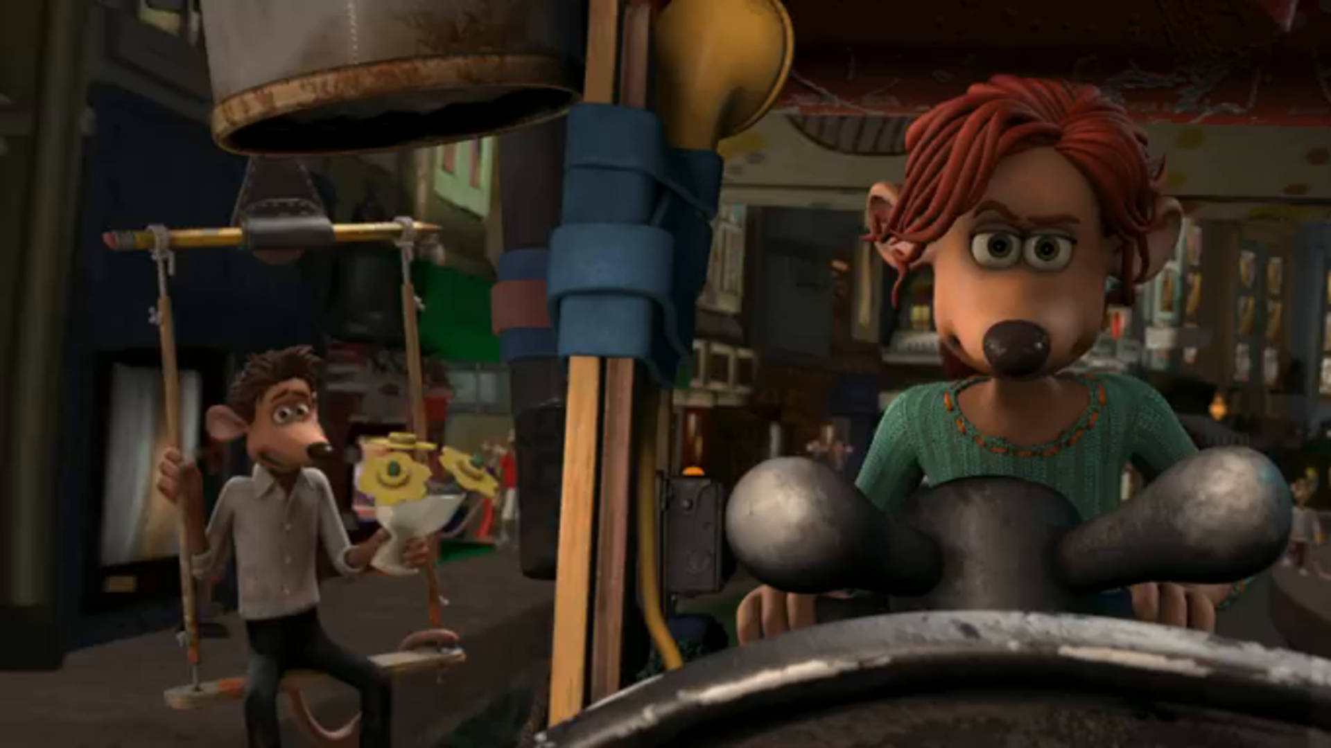 Flushed Away Rita Driving