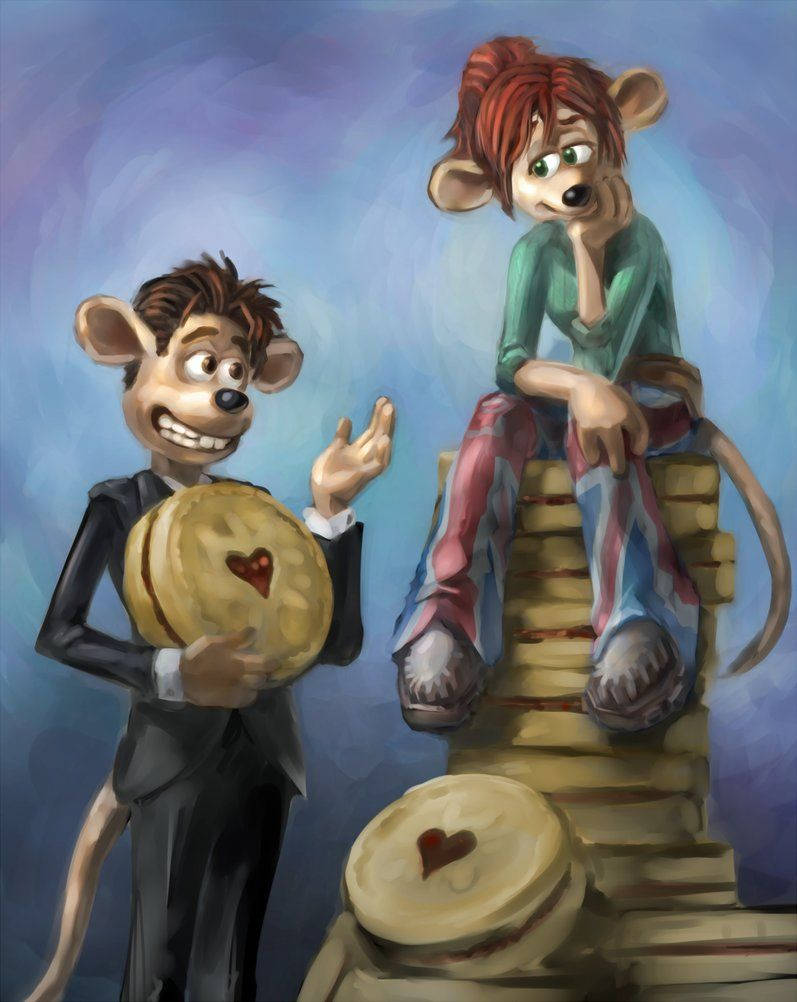 Flushed Away Roddy And Rita Artwork Background