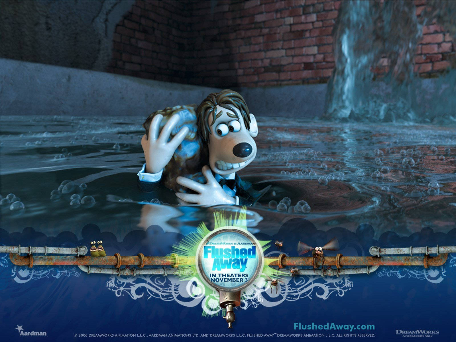 Flushed Away Roddy In Water