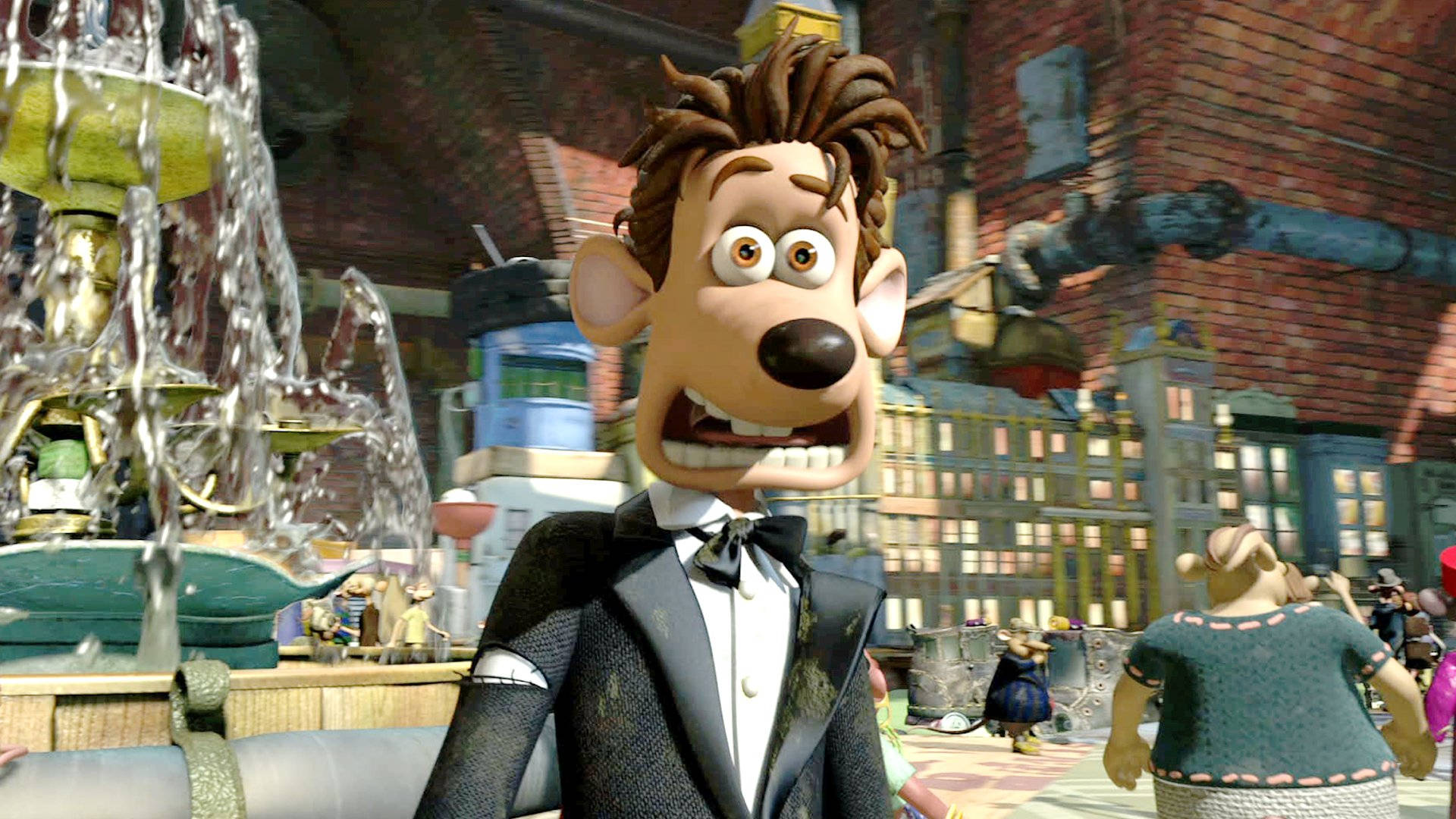 Flushed Away Shocked Roddy Background