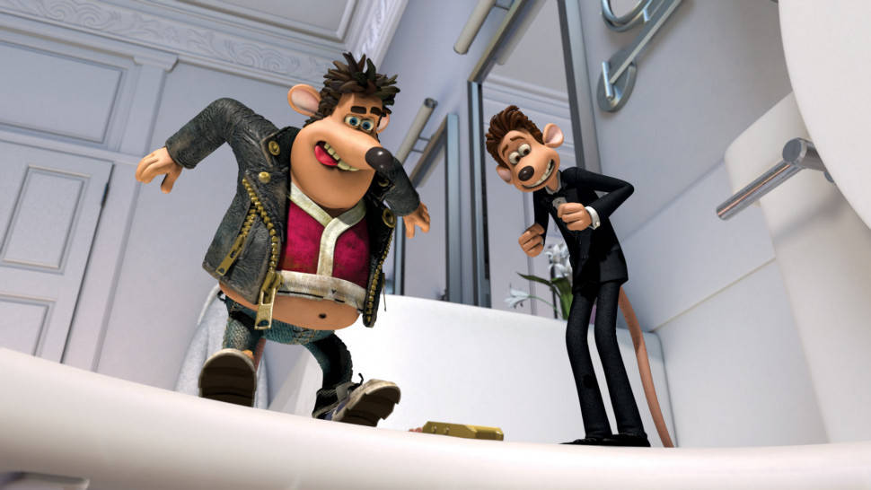 Flushed Away Sid About To Jump Background