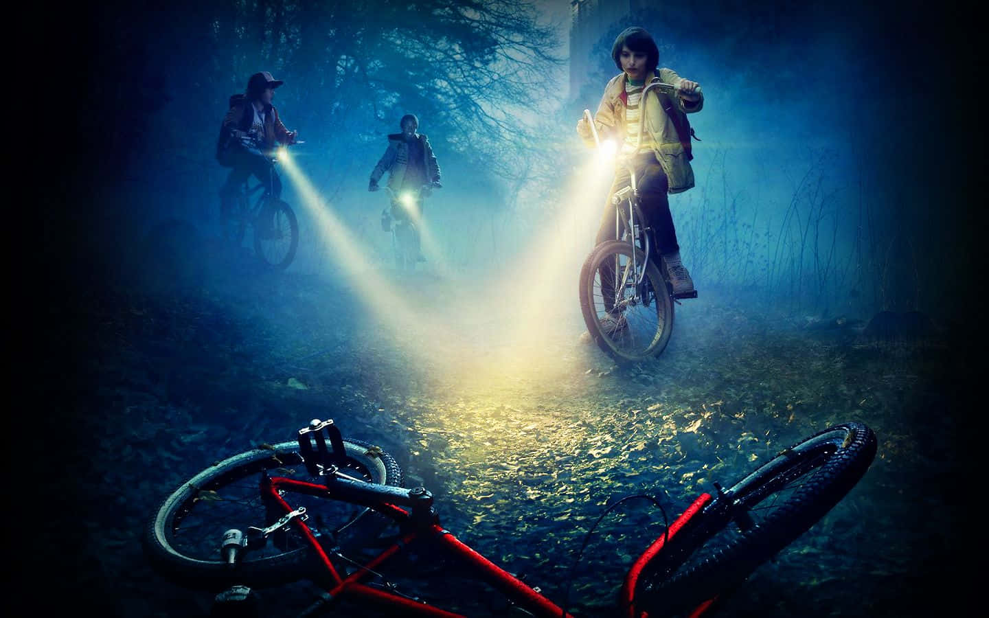 Fly Away On Your Very Own Stranger Things Bike Background