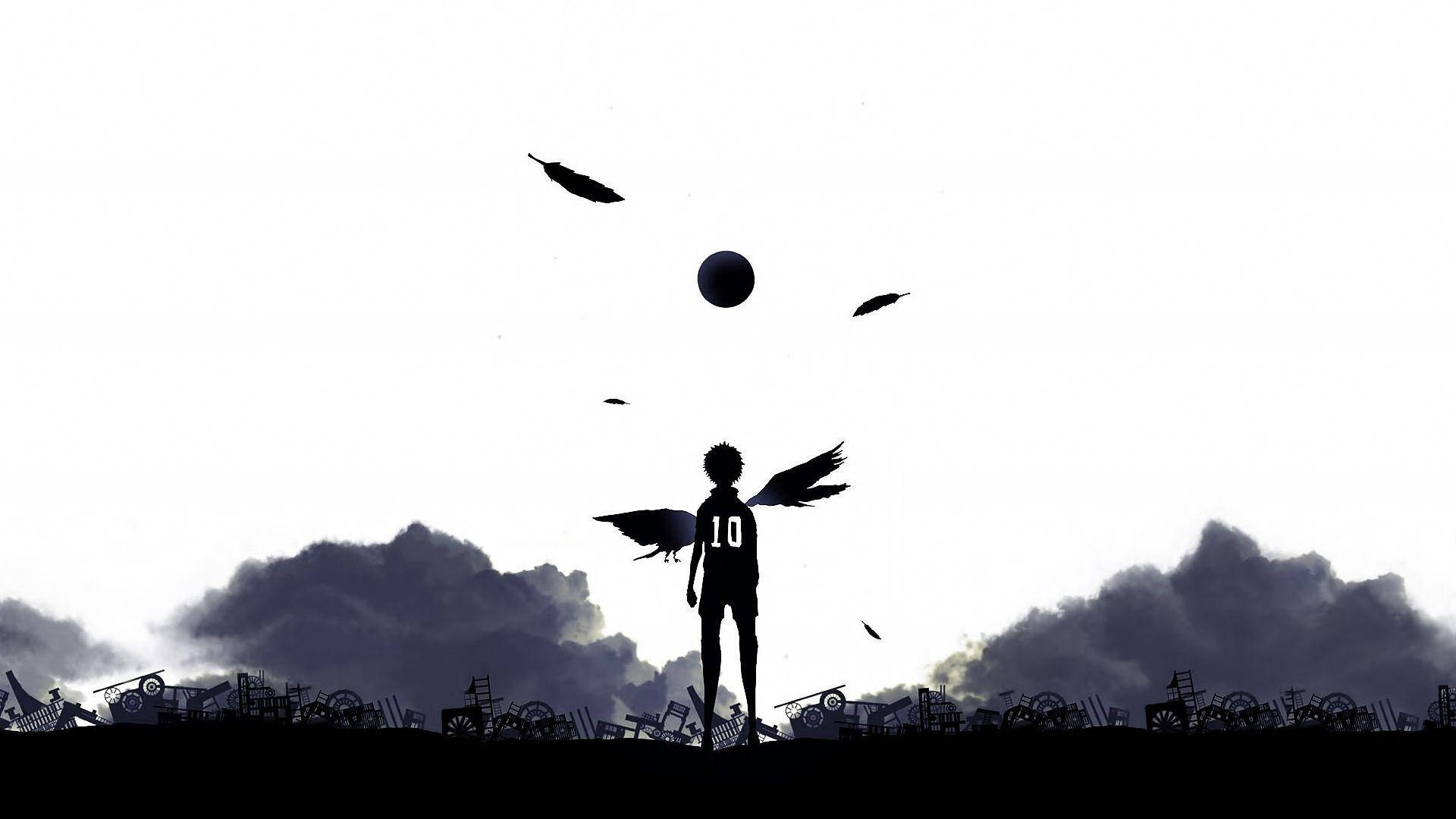 Fly High Hinata Haikyuu Desktop Background