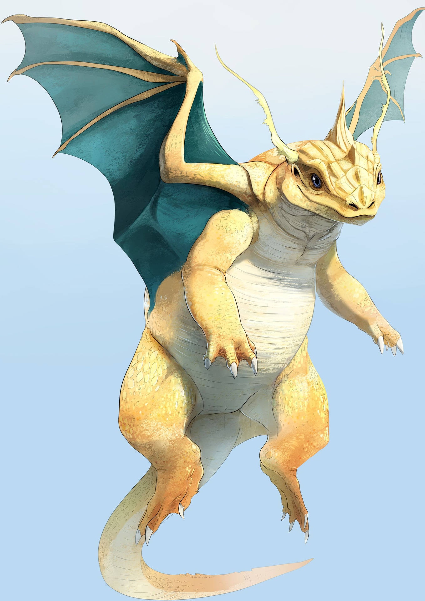 Fly High With Dragonite Background