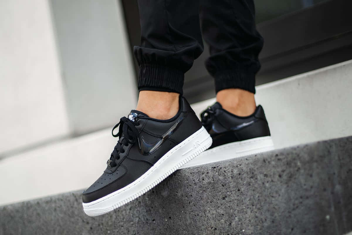 Fly High With The Black Air Force Background