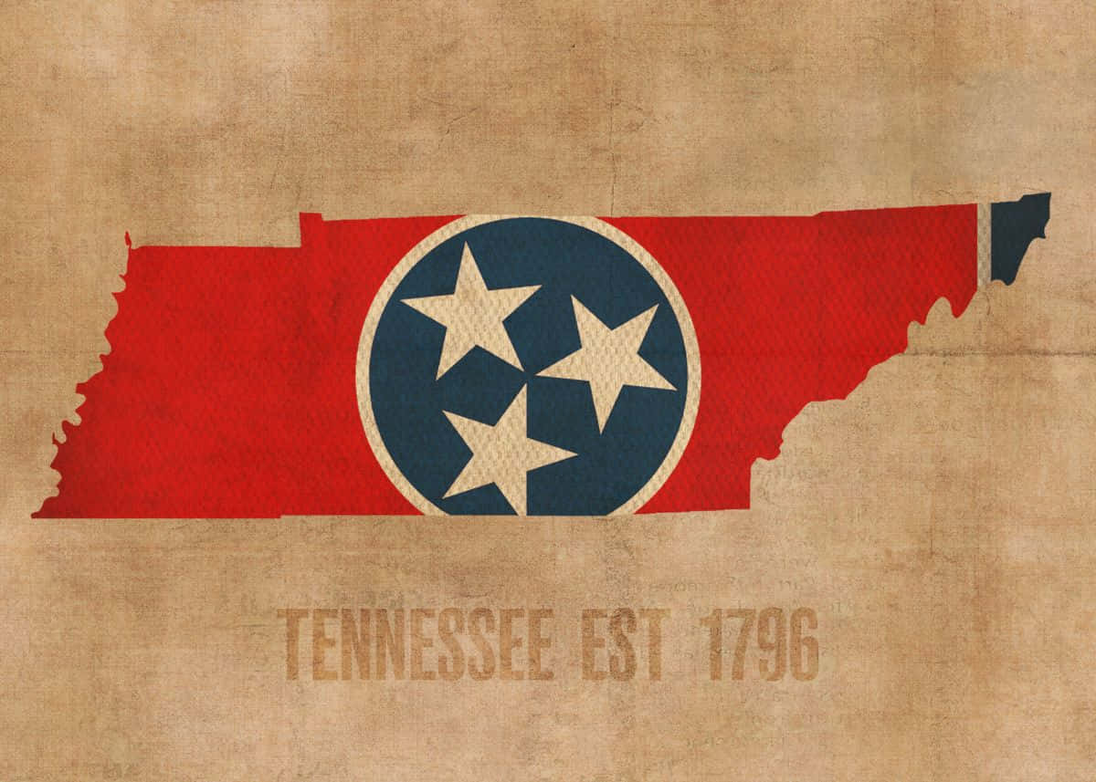 Fly High With The Tennessee Flag Background