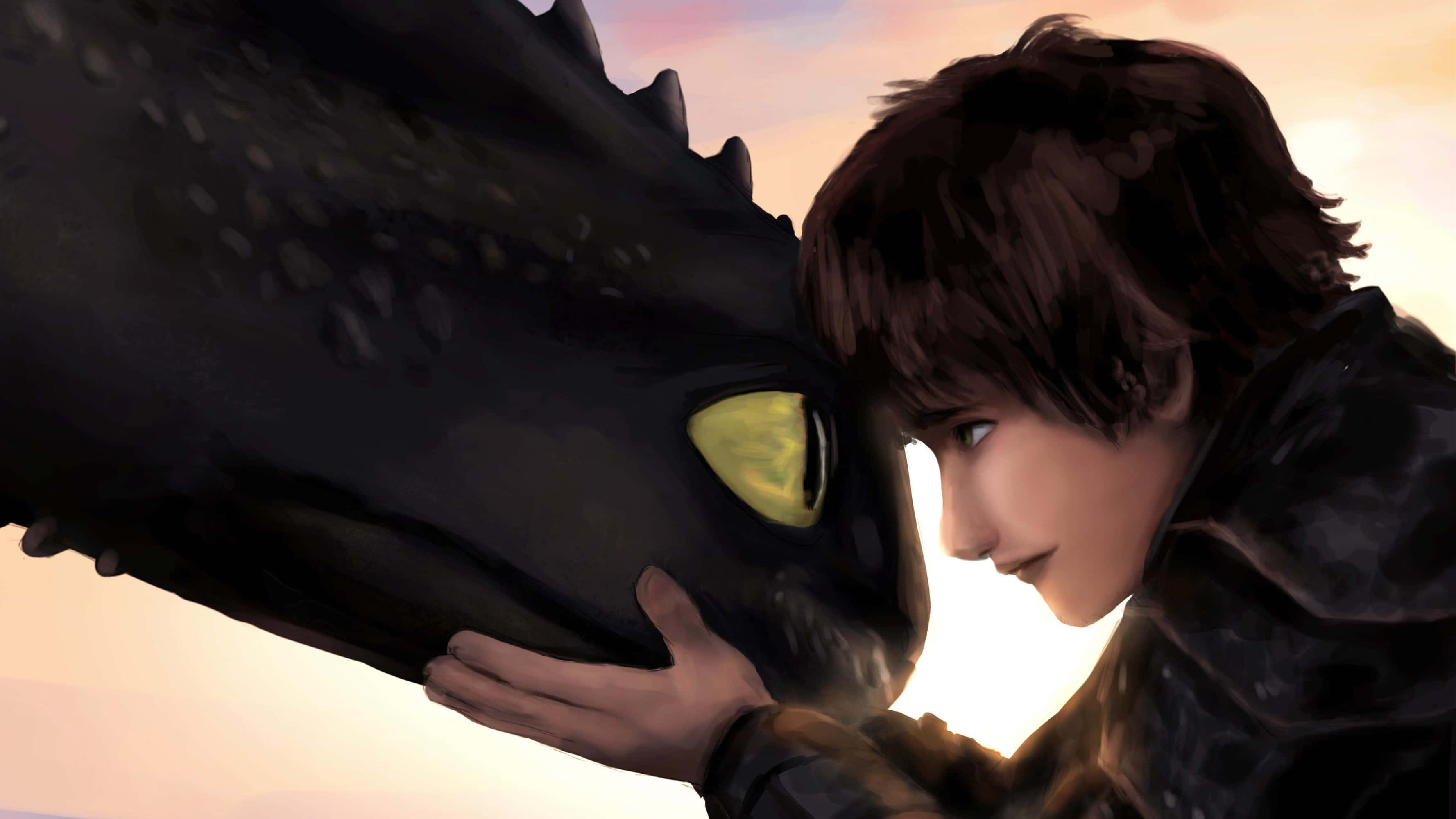 Fly Into The Adventure Of How To Train Your Dragon With Hiccup And Toothless! Background