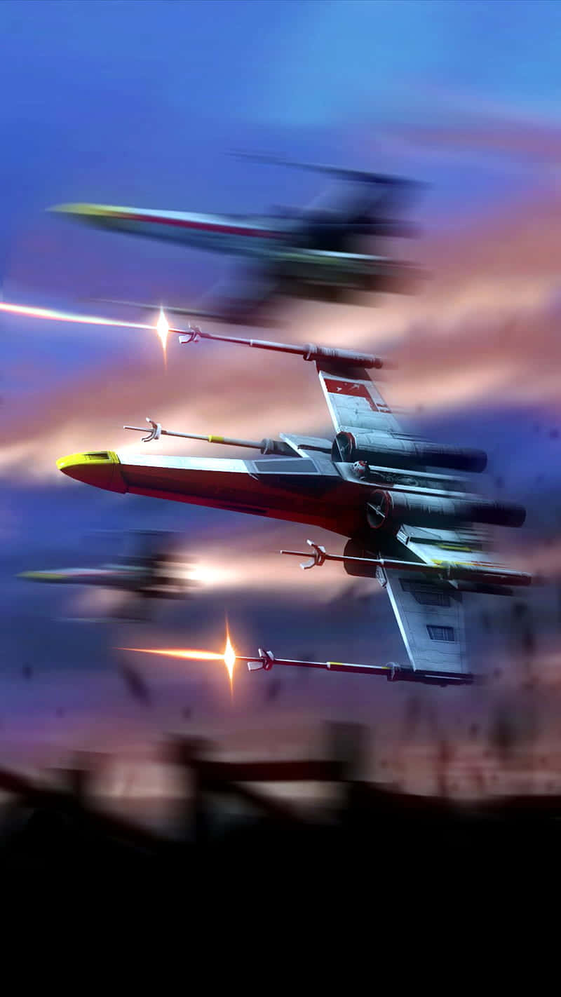 Fly Into The Unknown With A Star Wars X Wing Background