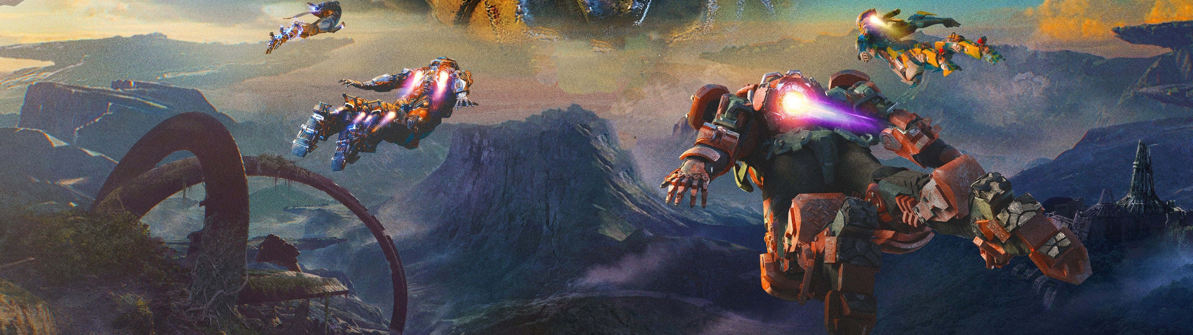 Fly Through The Skies With Anthem Game Background