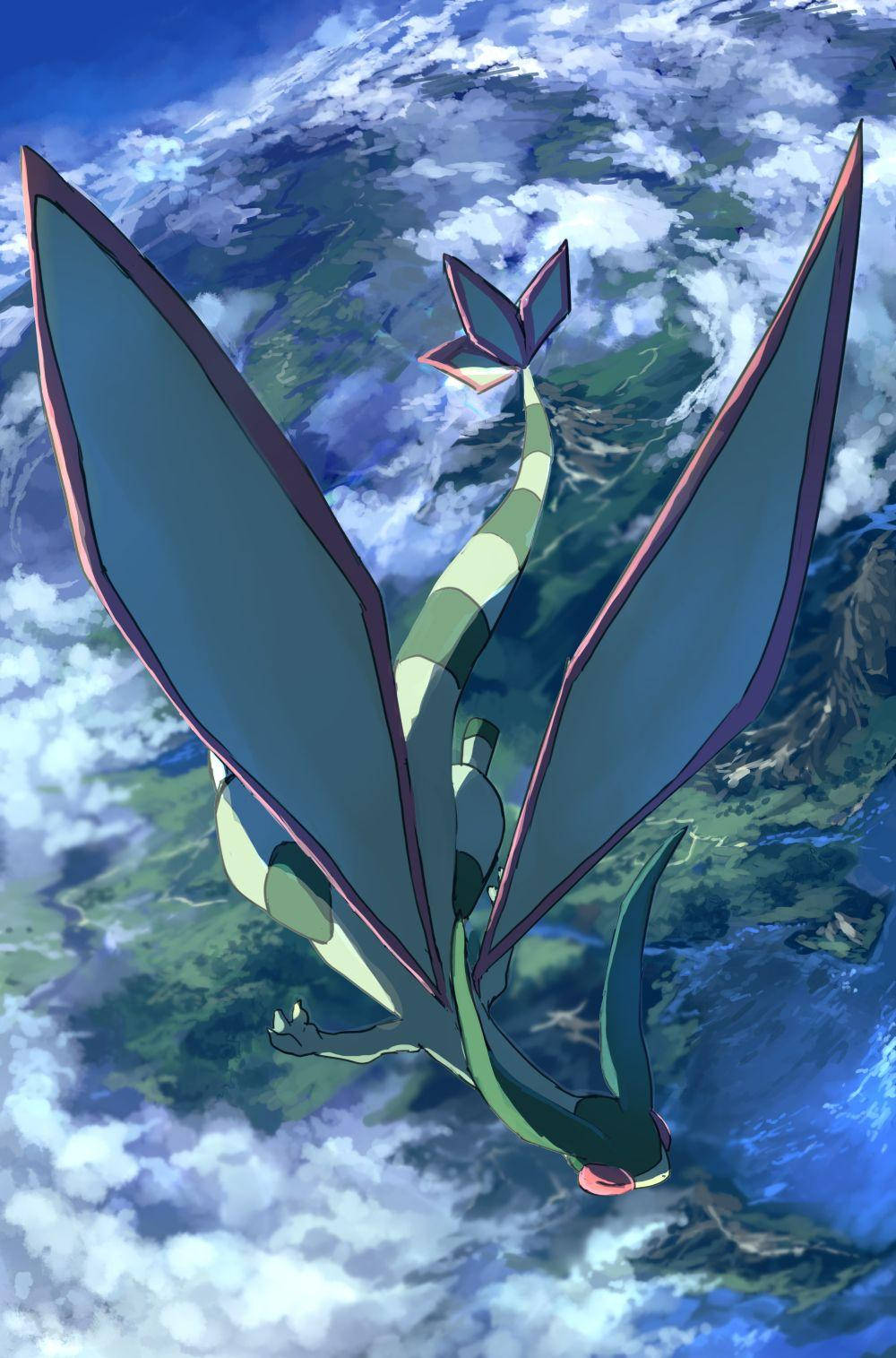 Flygon Above The Clouds